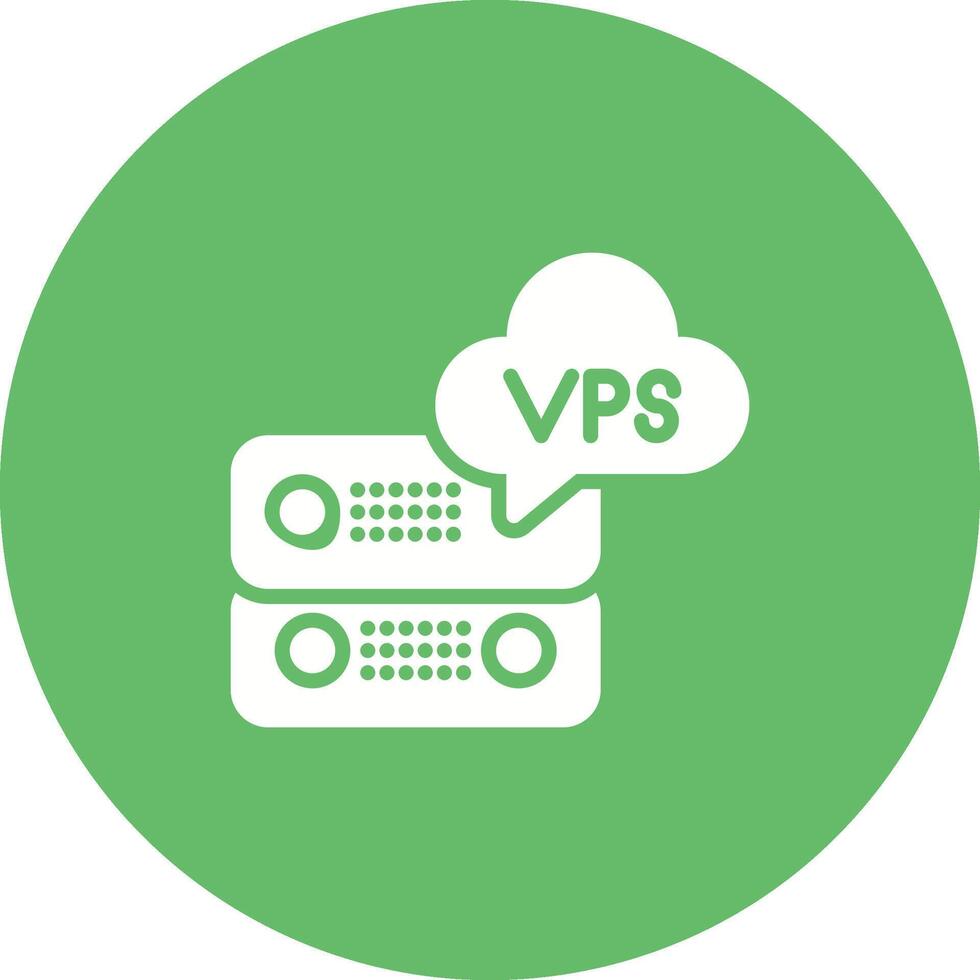 VPS Hosting Vector Icon