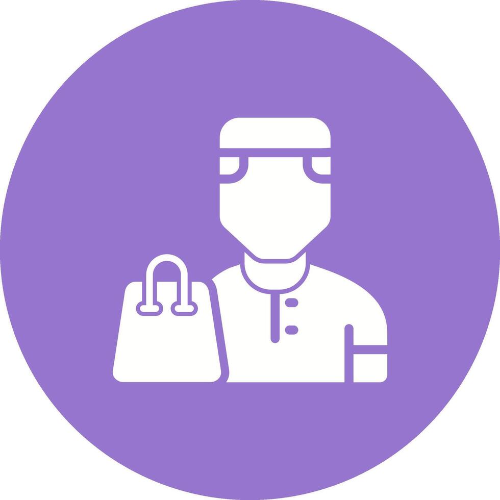 User Shopping Vector Icon