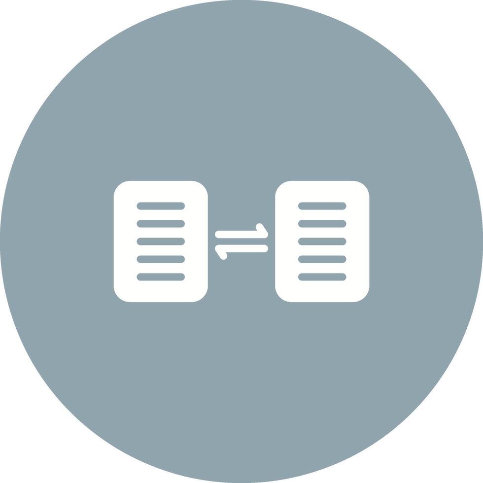 Document Sharing Vector Icon