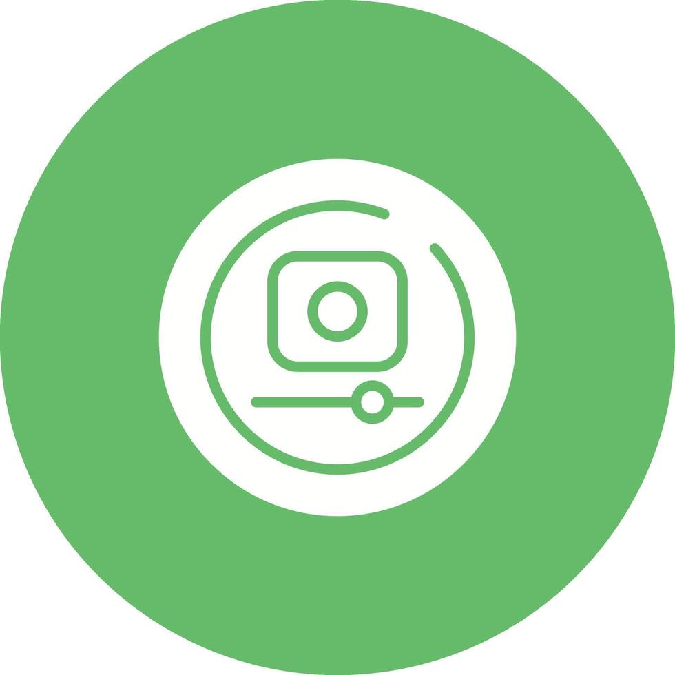 Video Record Circle Vector Icon