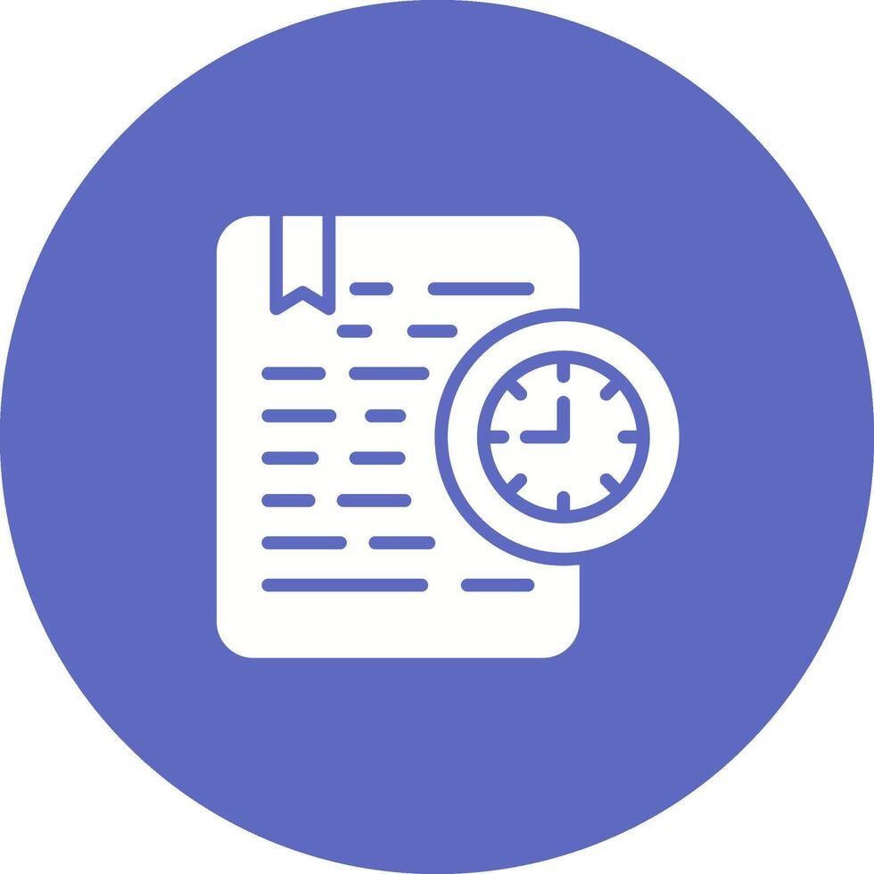 Document Expiration Vector Icon