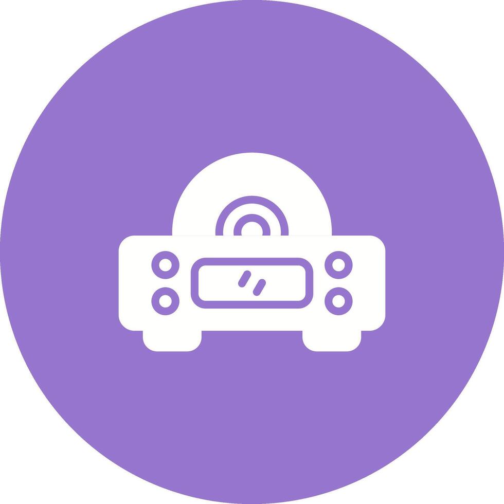 Cd Player Vector Icon