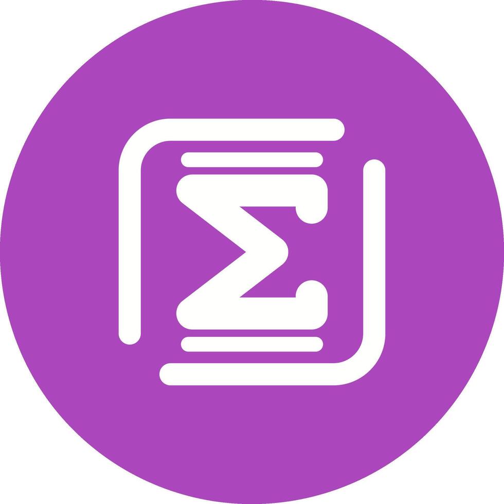 Summation Vector Icon
