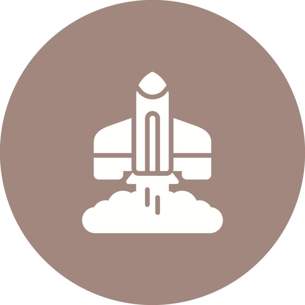 Rocket Launch Vector Icon
