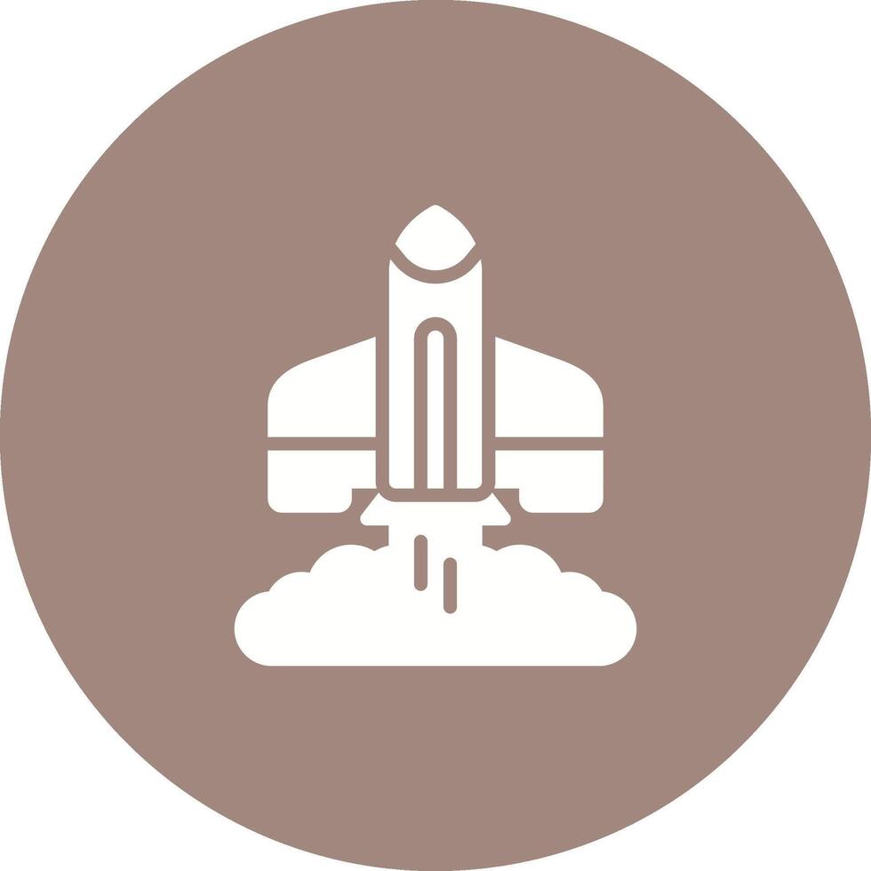 Rocket Launch Vector Icon