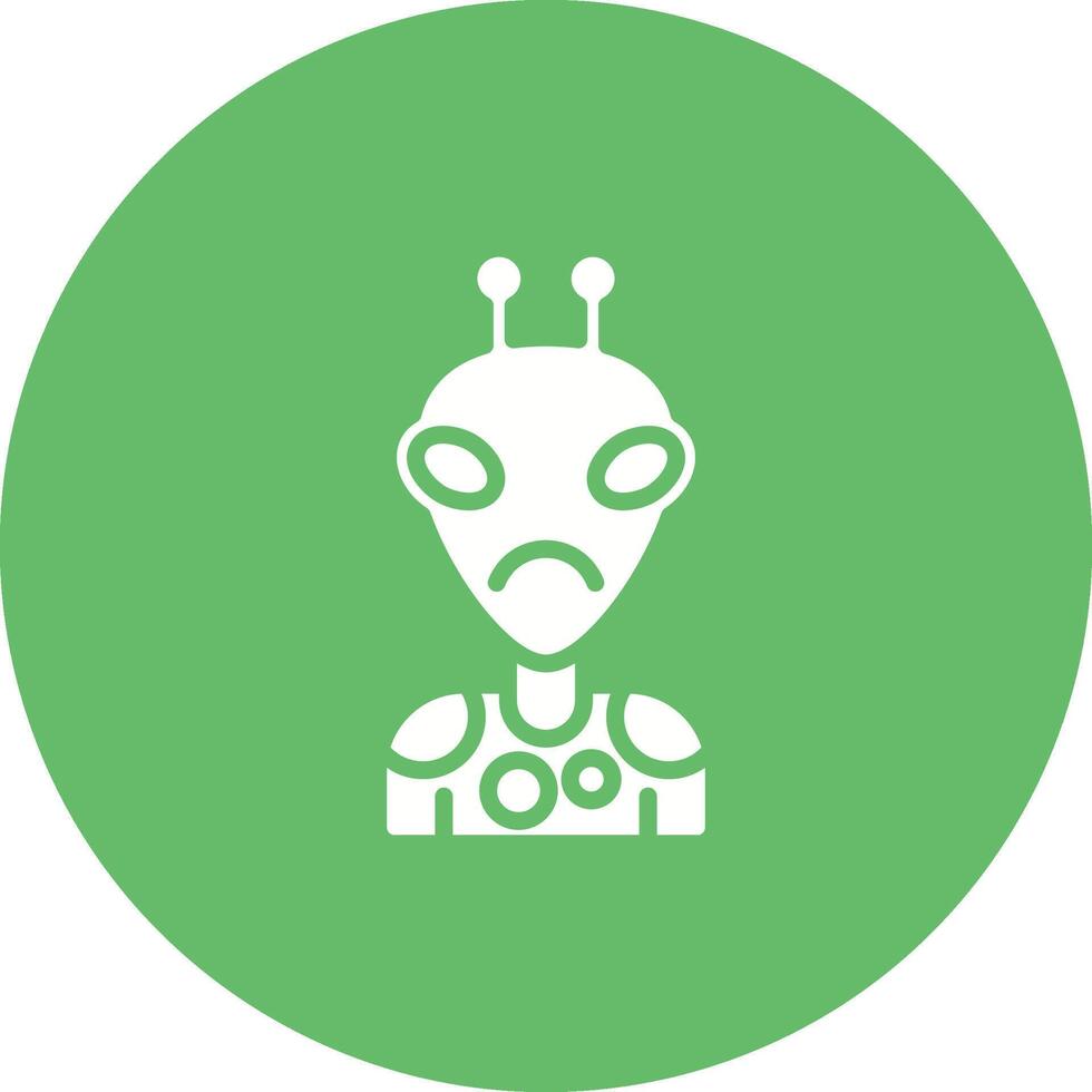 icono de vector alienígena