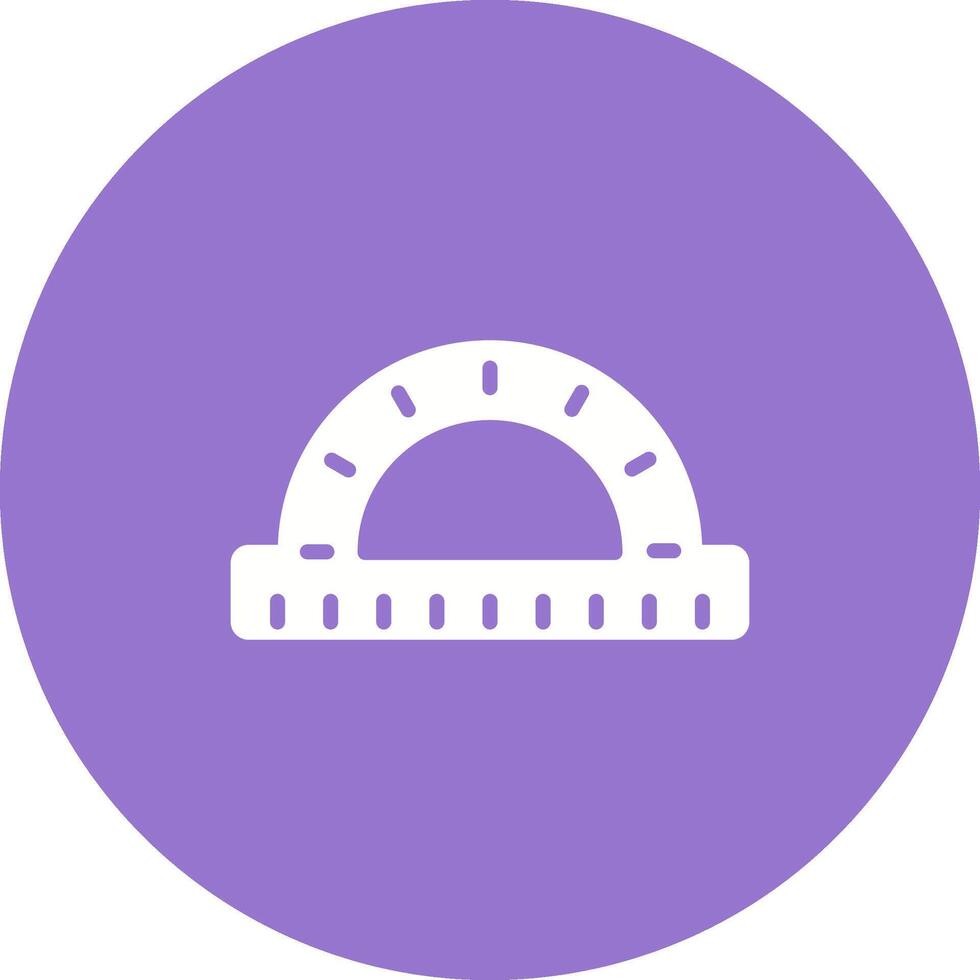 Protractor Vector Icon