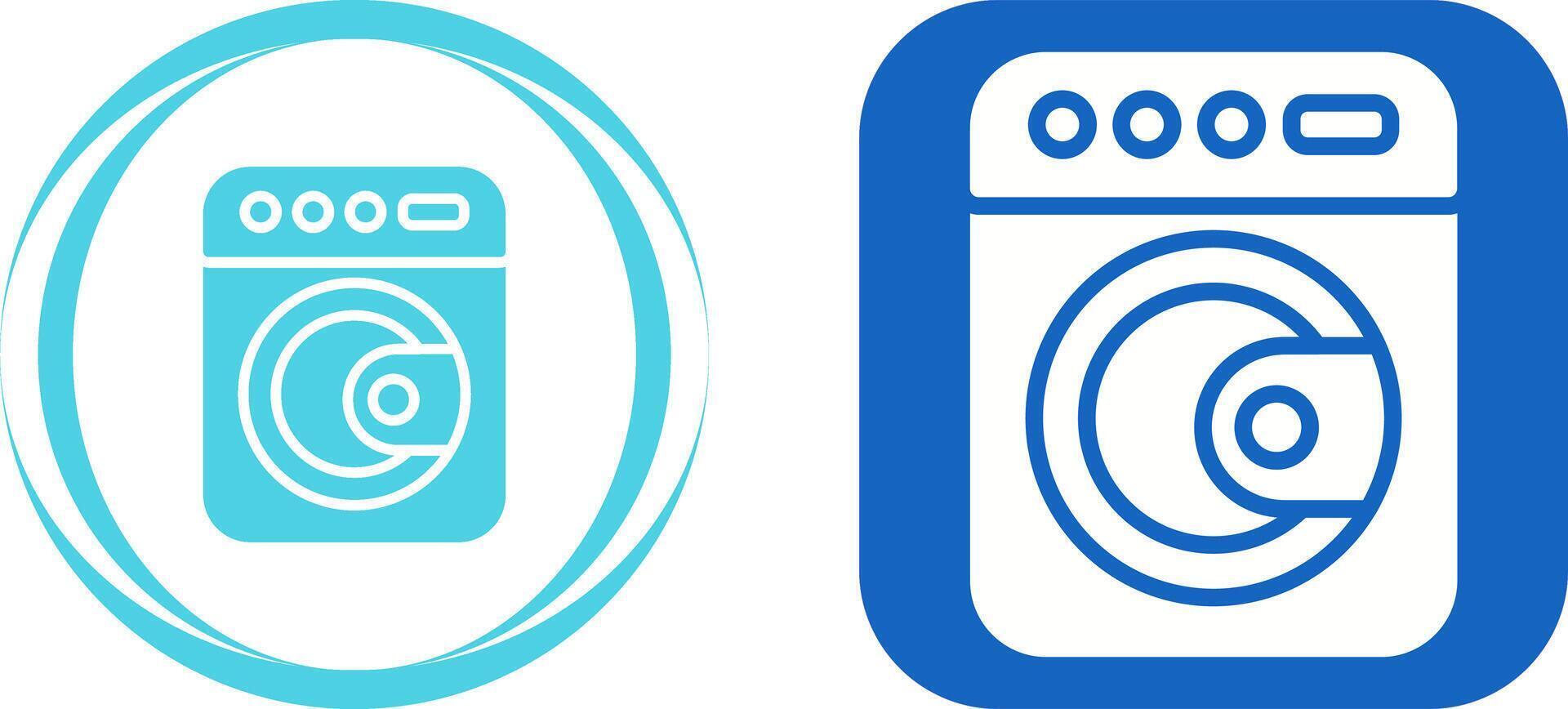 Washing Machine Vector Icon