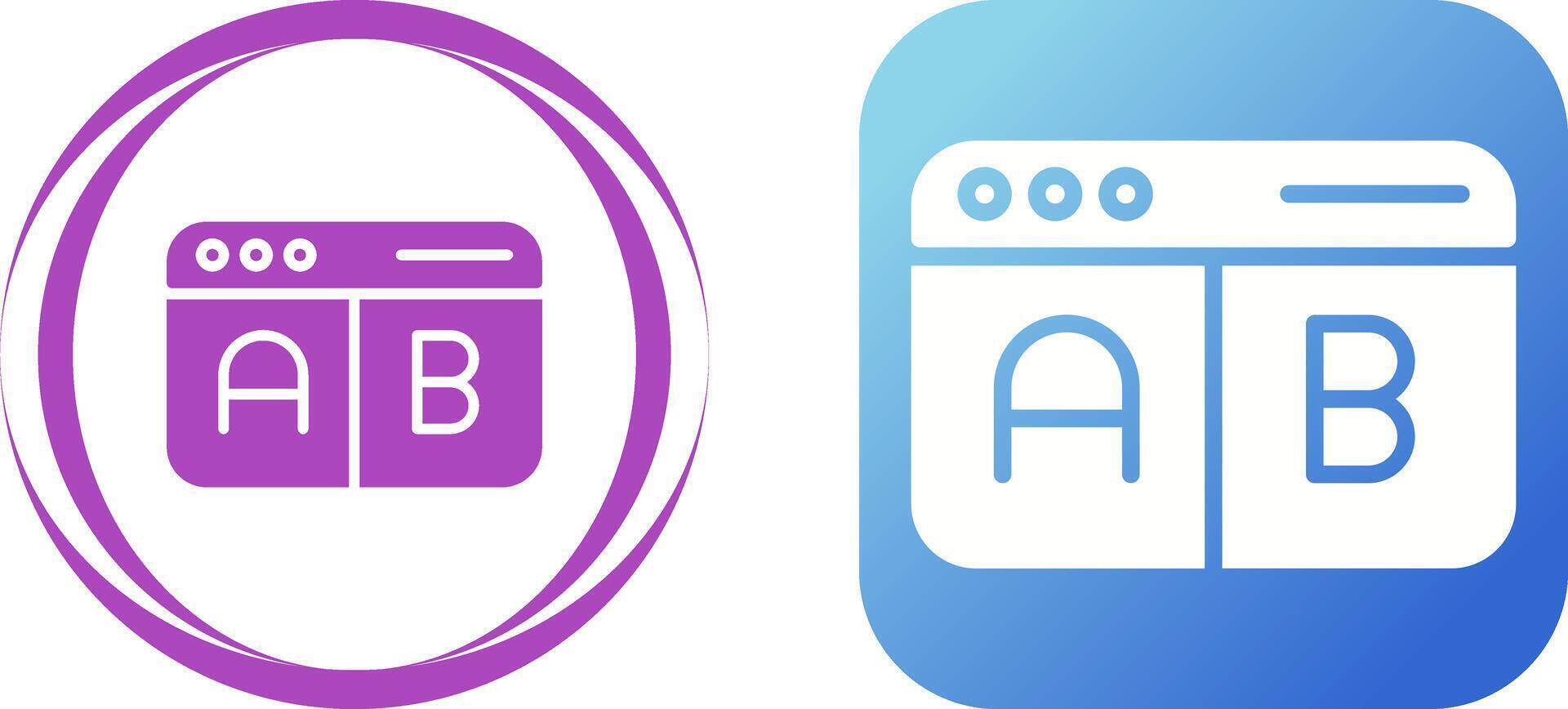 Multivariate Testing Vector Icon