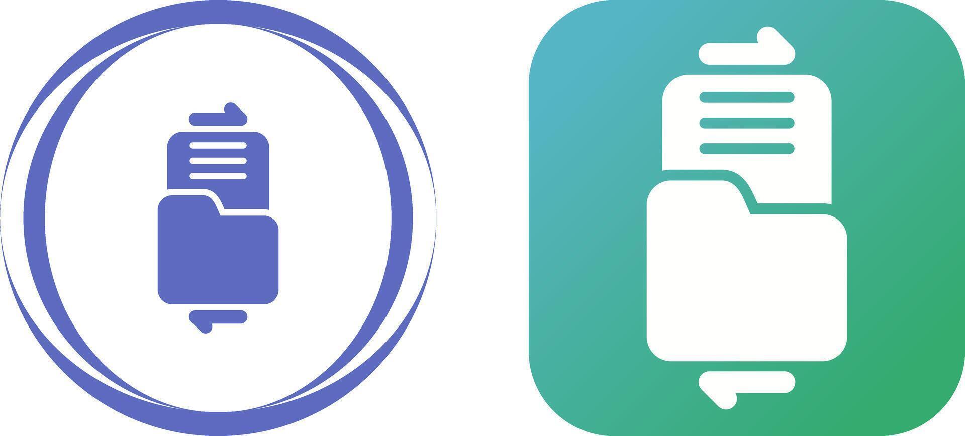 File Sharing Vector Icon