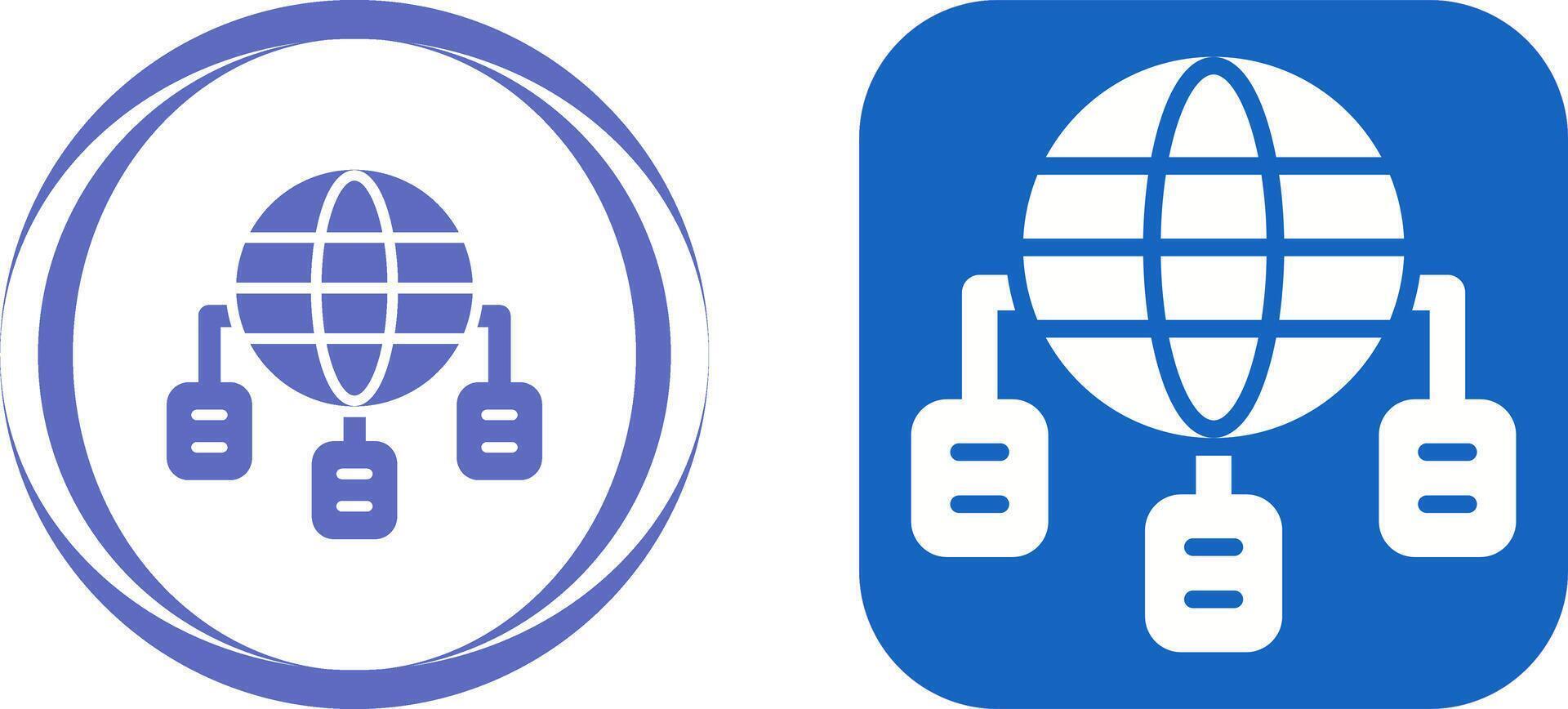 Network as a Service Vector Icon