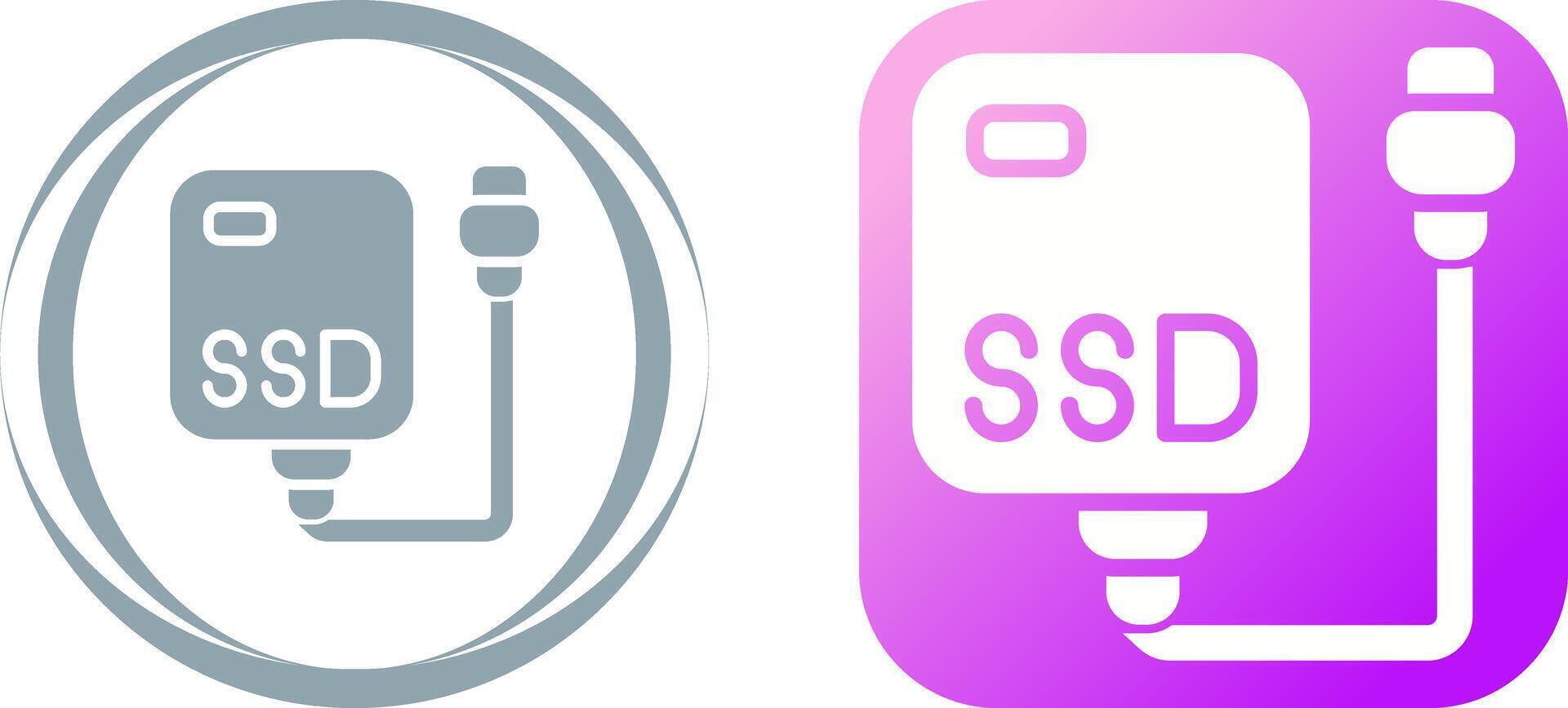 External SSD Vector Icon
