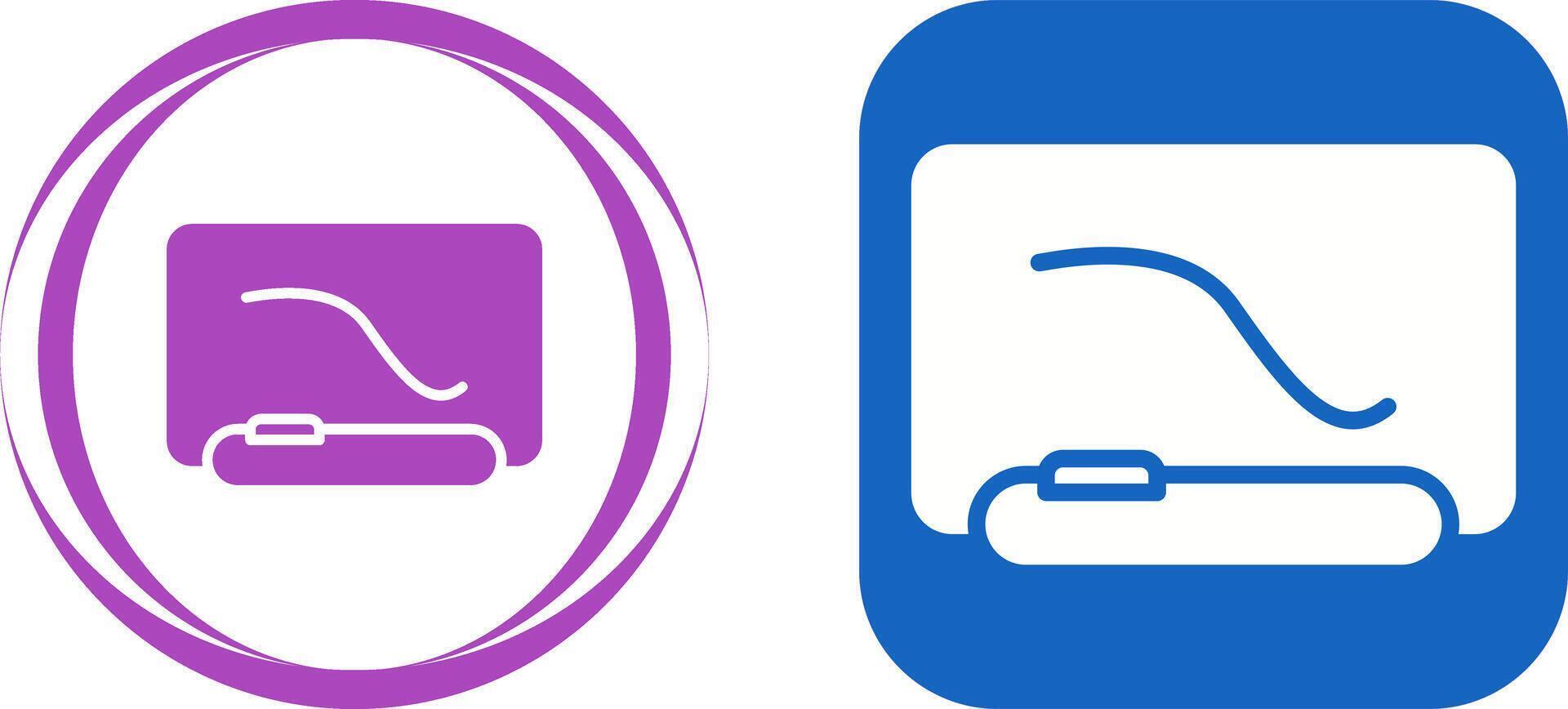 Interactive Whiteboard Vector Icon