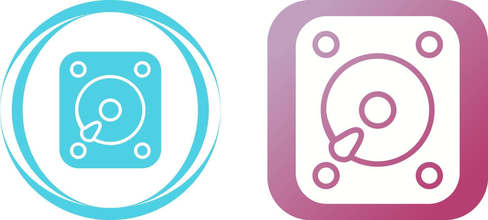 External Hard Drive Vector Icon