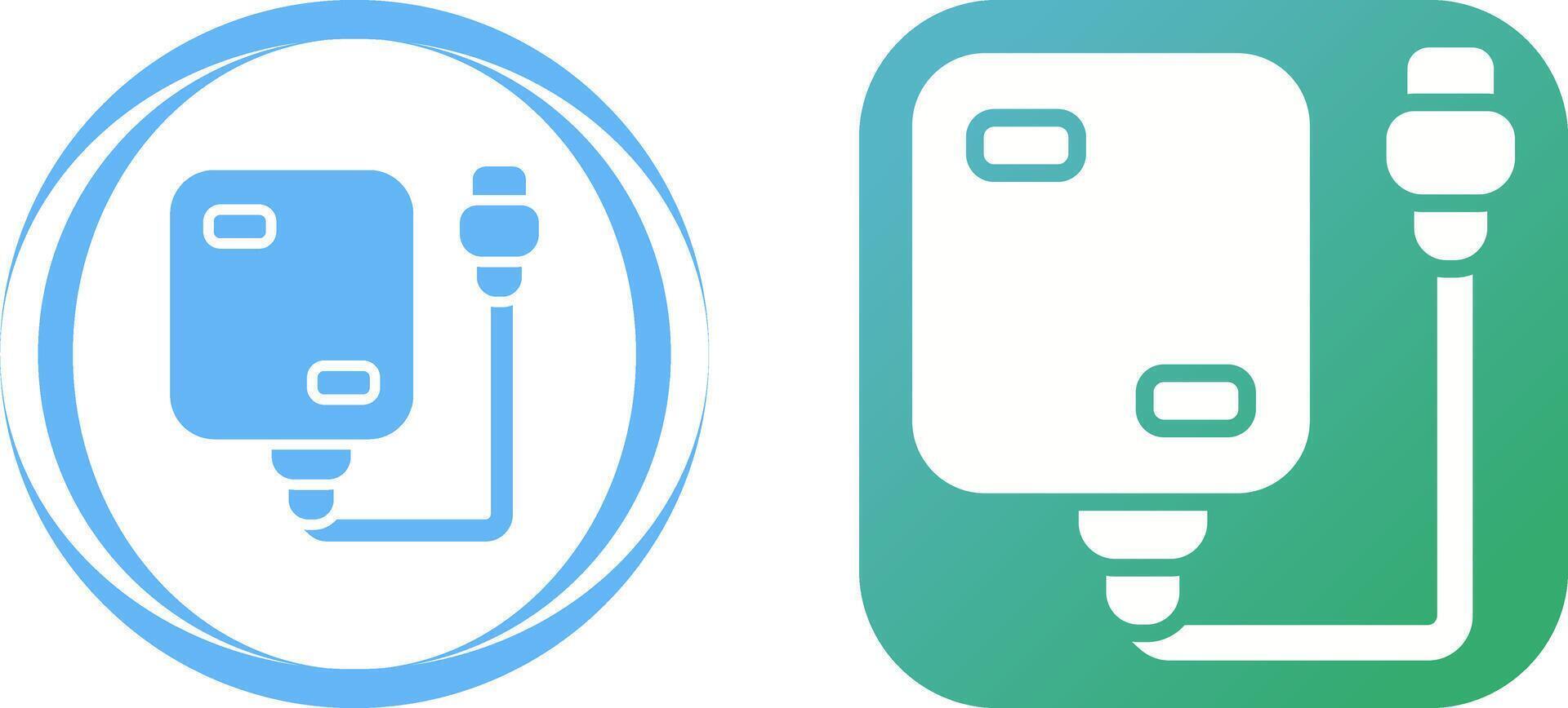 Portable Hard Drive Vector Icon