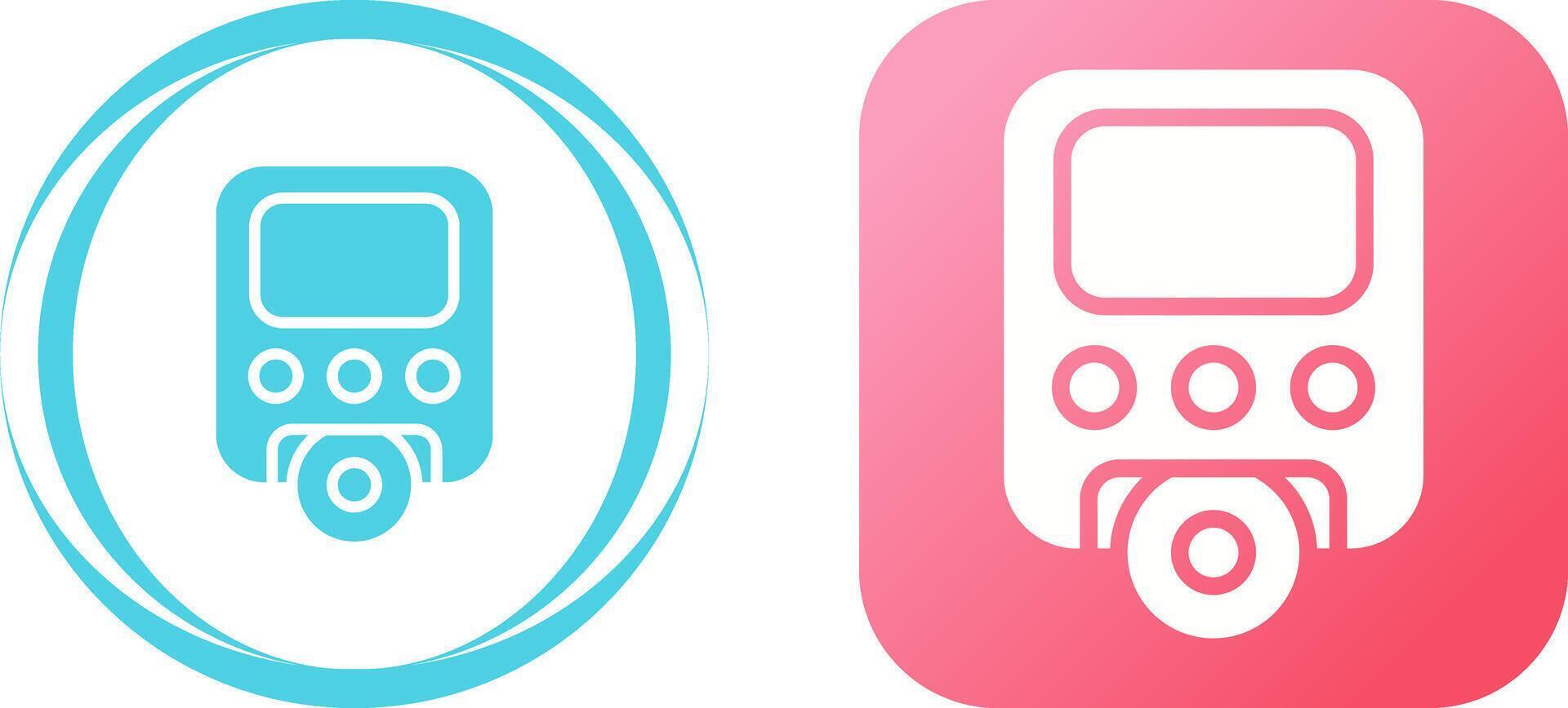 Portable DVD Player Vector Icon