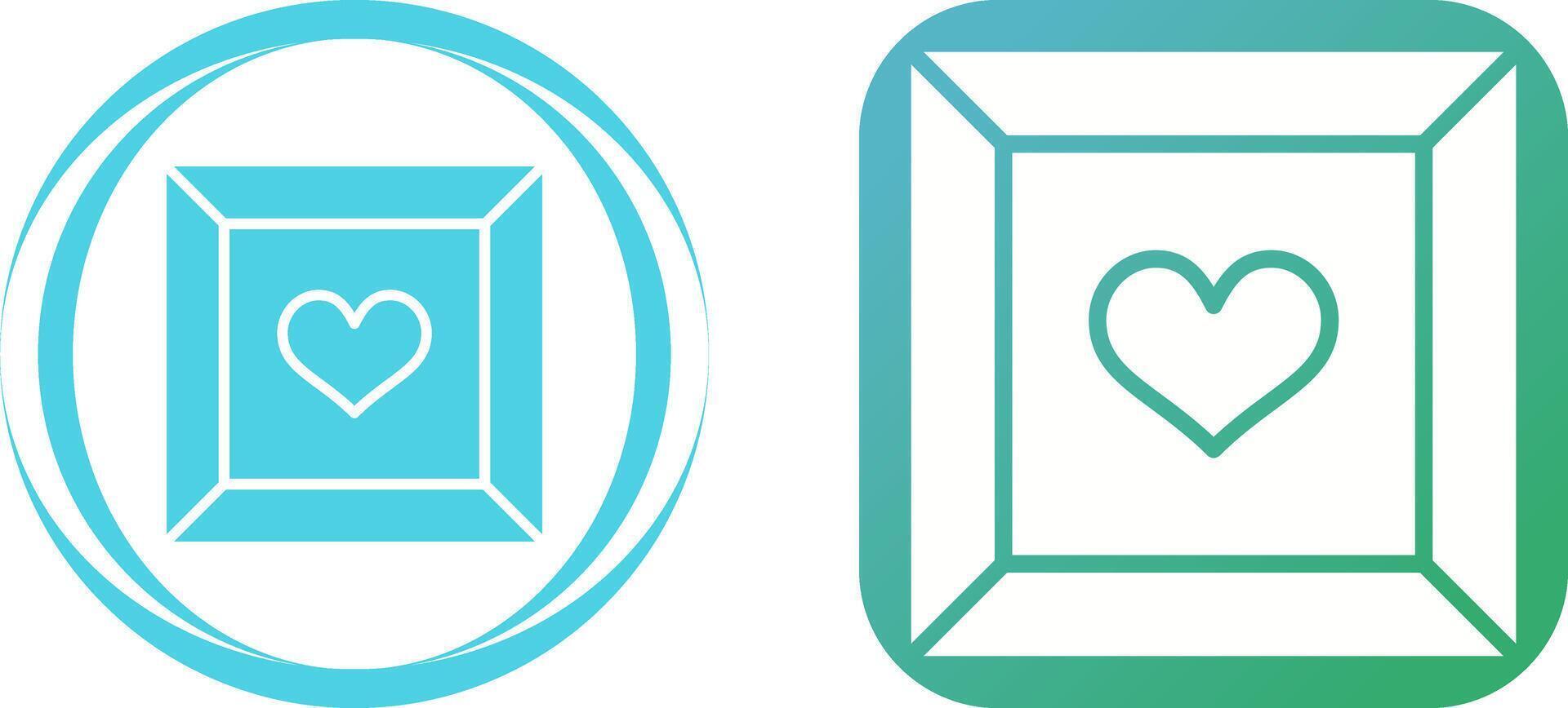Romantic Jewelry Box Vector Icon