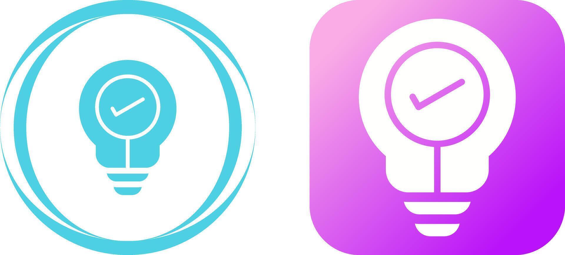 Lightbulb Vector Icon