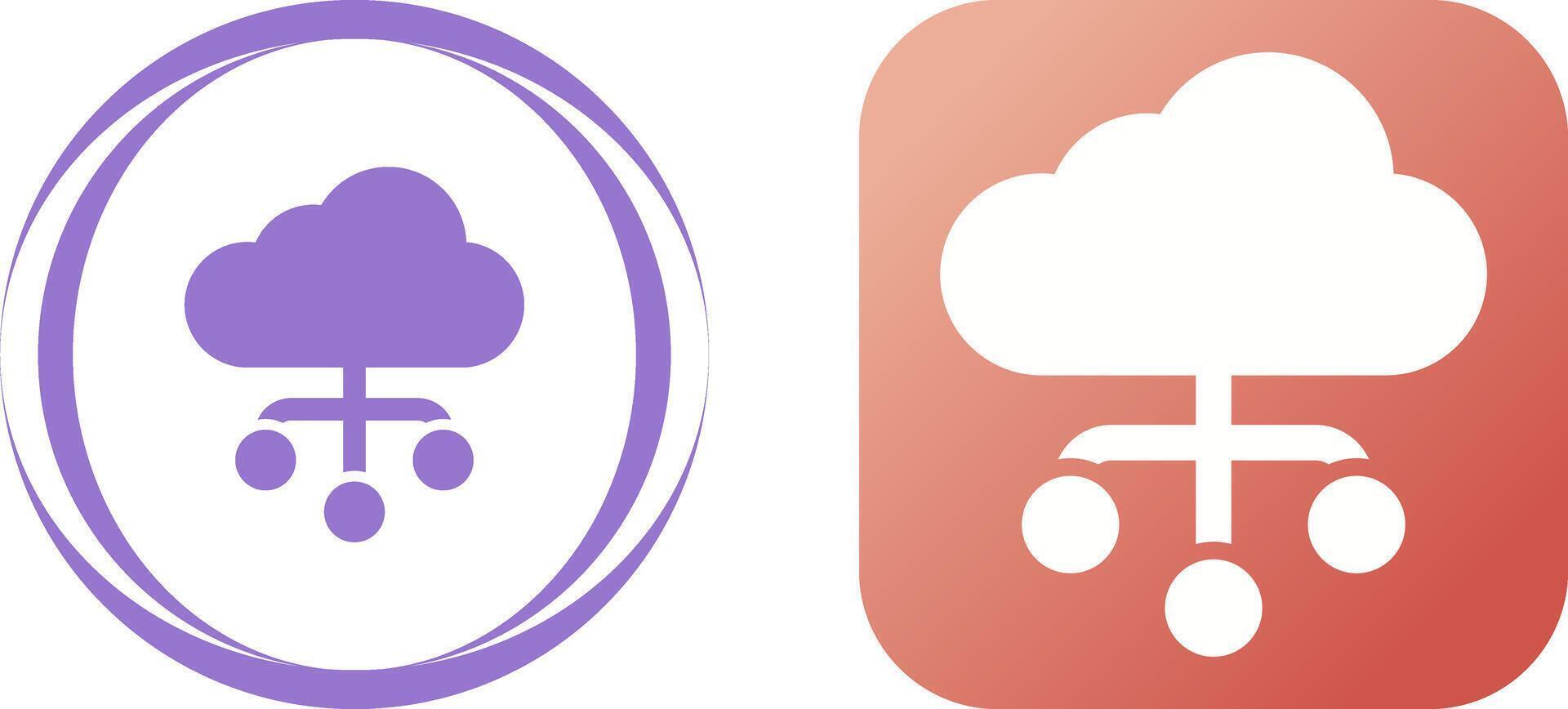 Cloud Computing Vector Icon