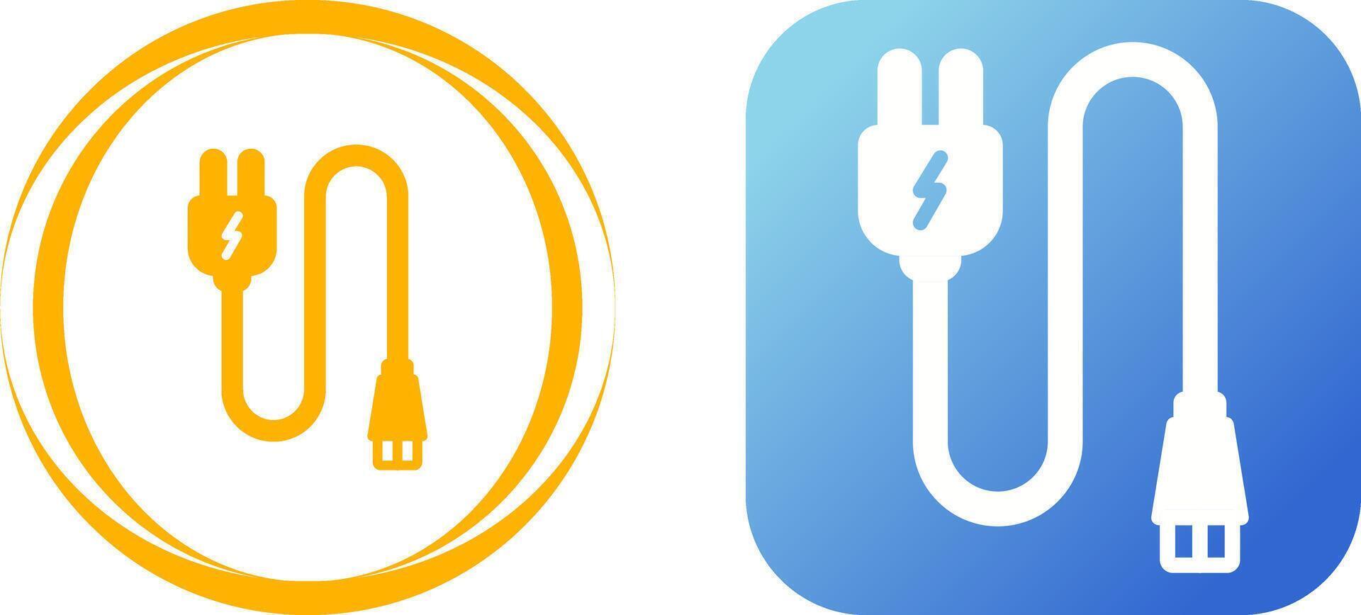 Monitor Cable Vector Icon