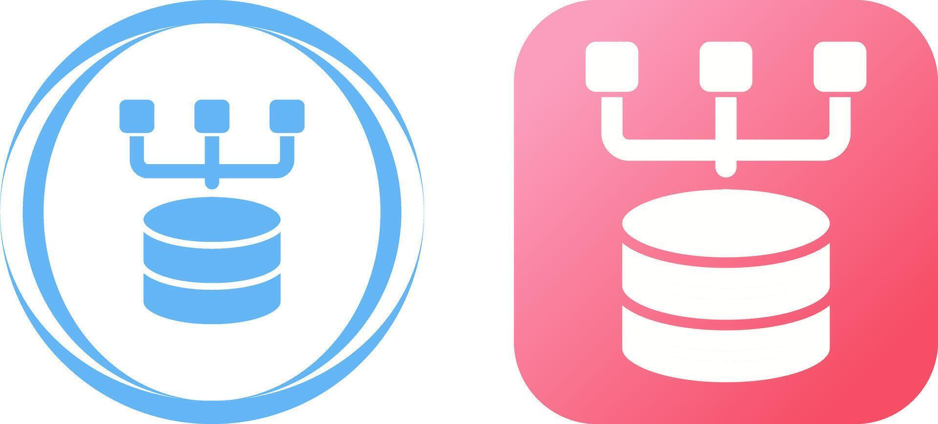 Data Modeling Vector Icon
