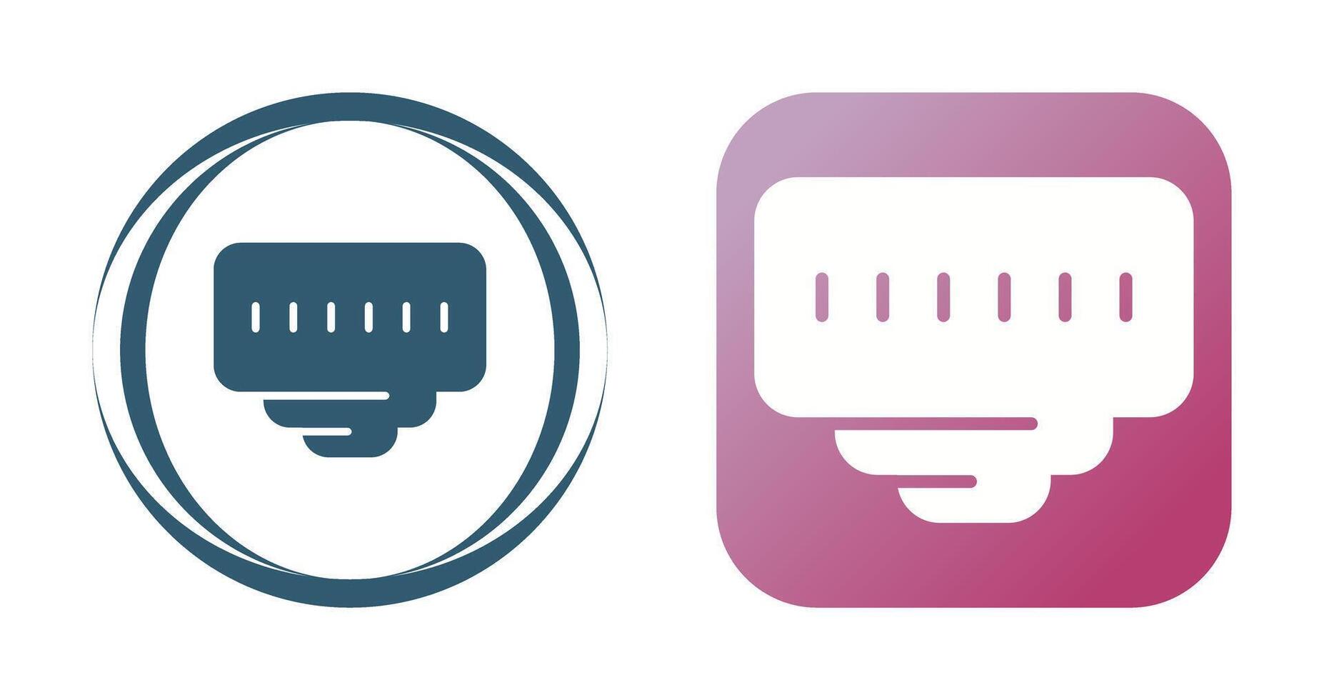 Ethernet Port Vector Icon