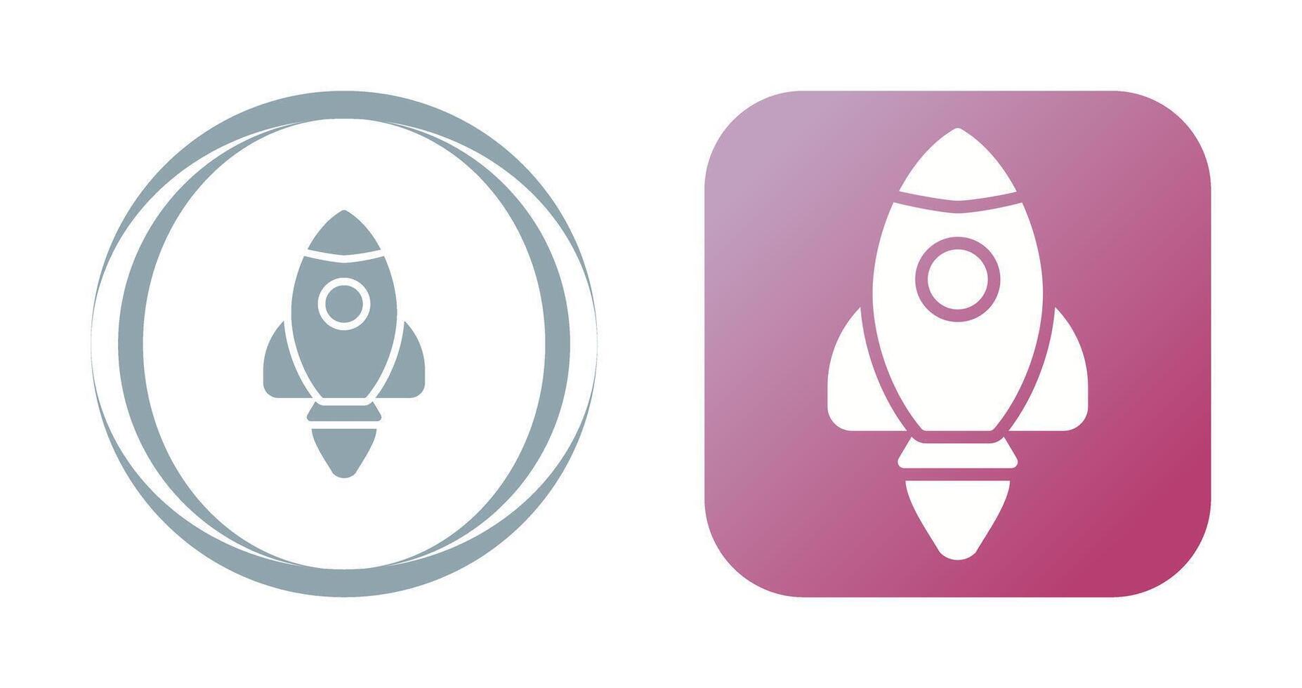Rocket Lunch Vector Icon