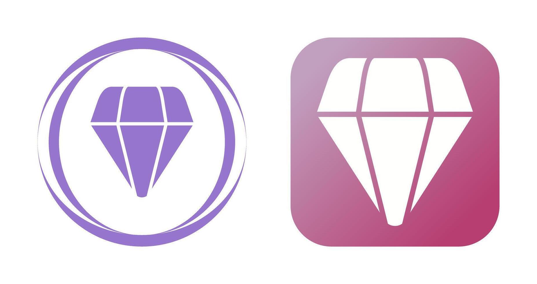 icono de vector de diamante