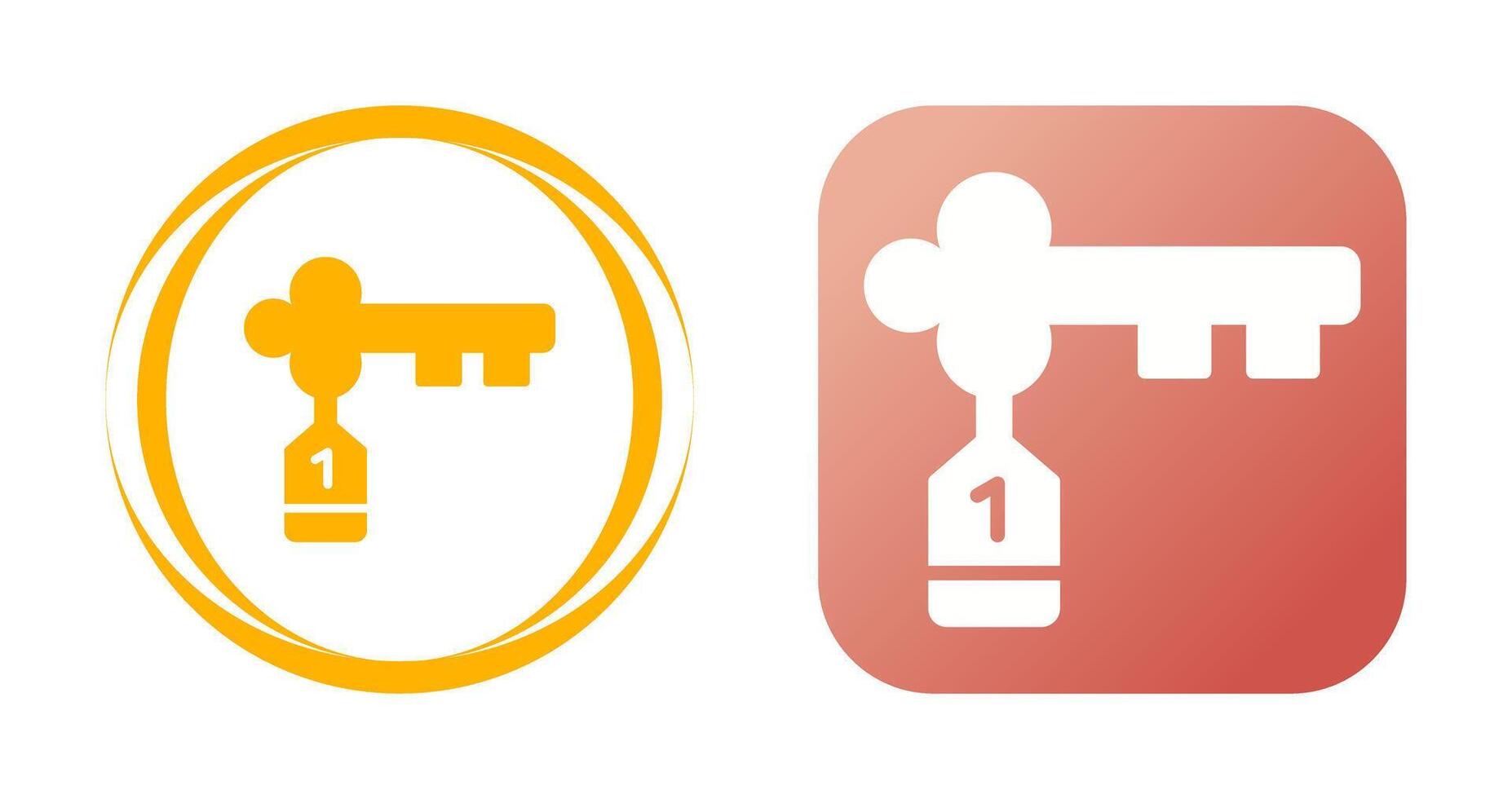 Door Key Vector Icon