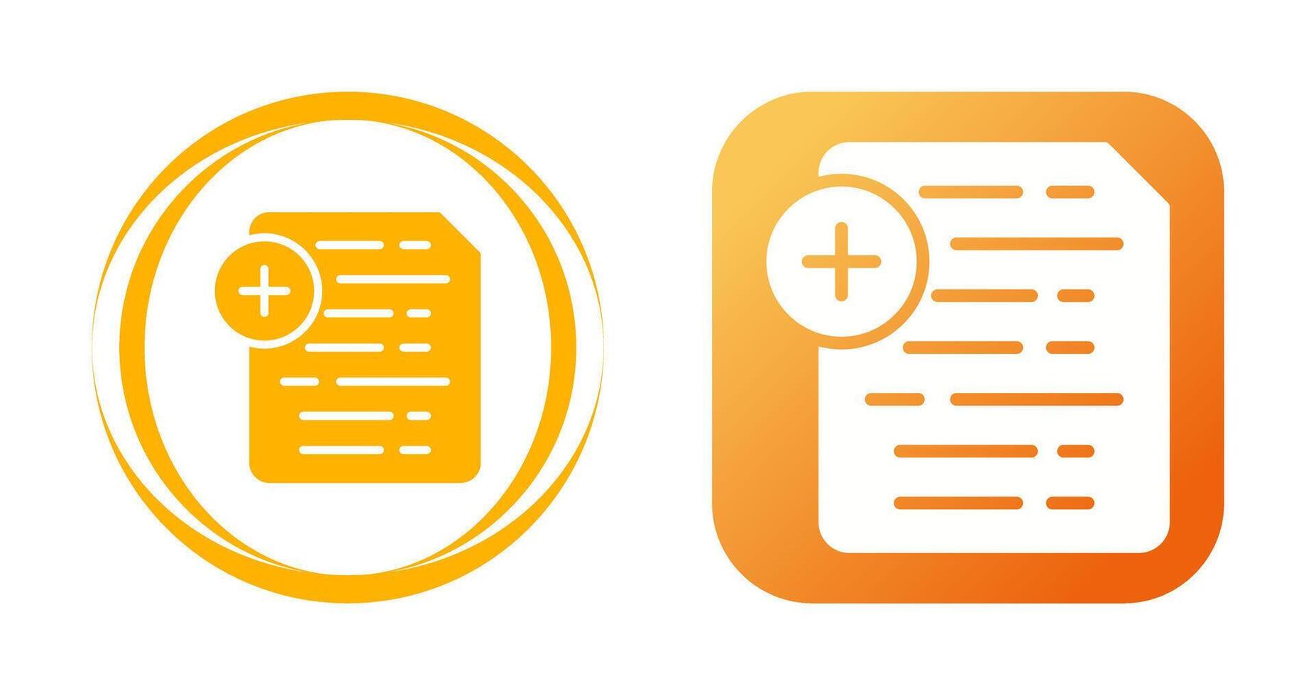 Document Insert Icon Vector Icon