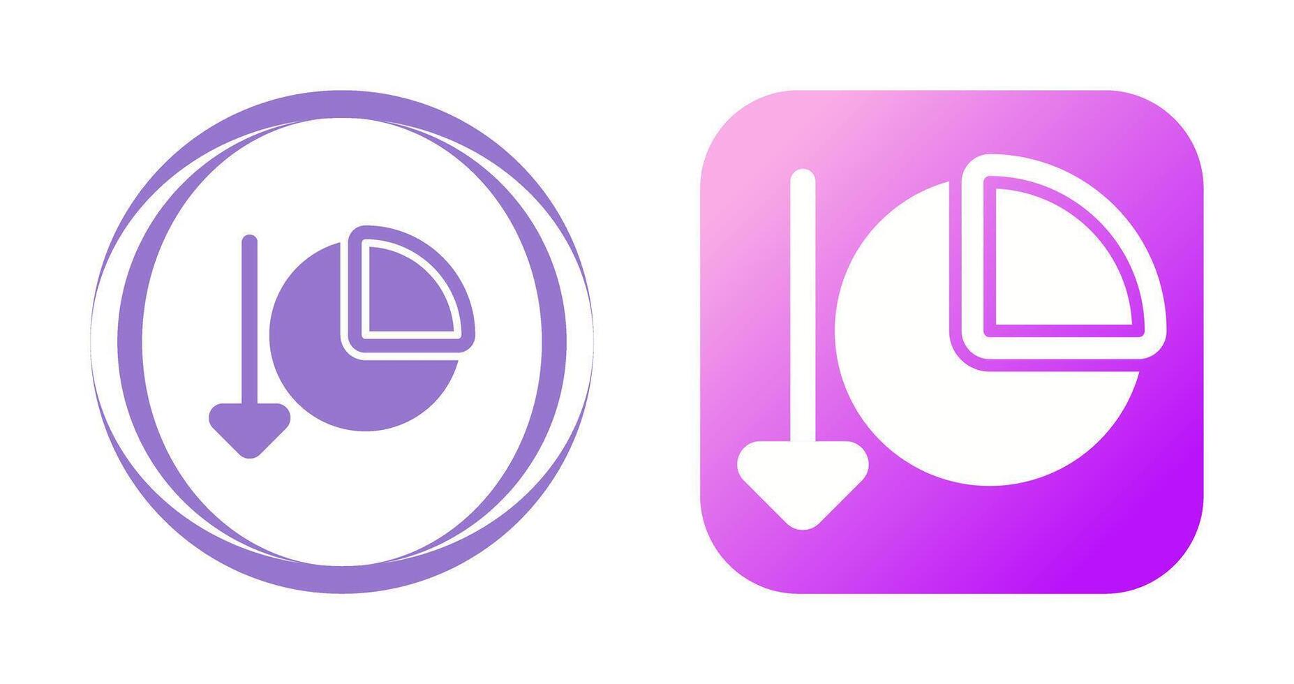 Chart Decreasing Vector Icon