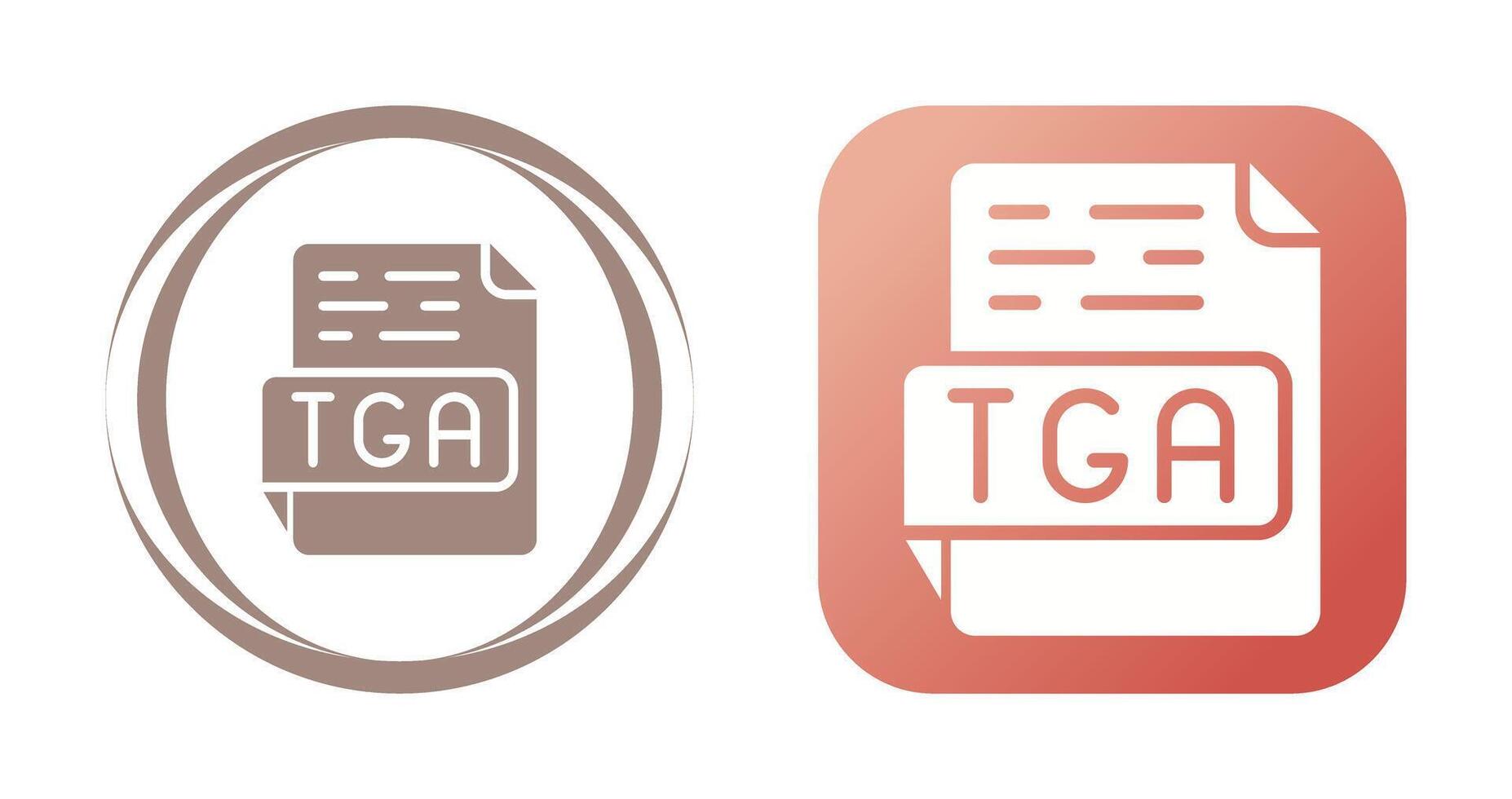 tga vector icono