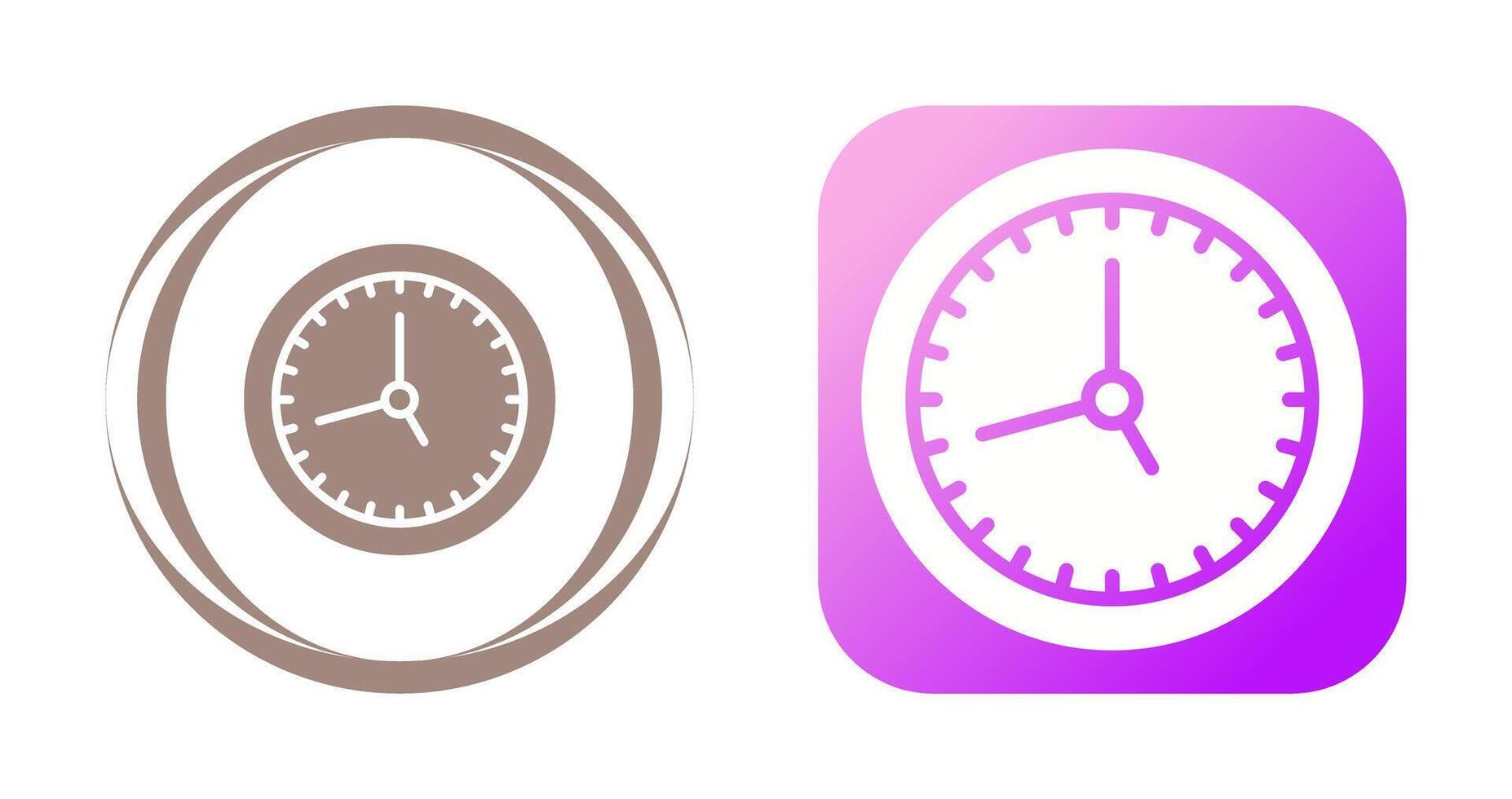 Clock Vector Icon