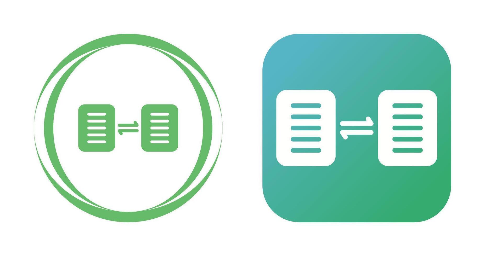 Document Sharing Vector Icon