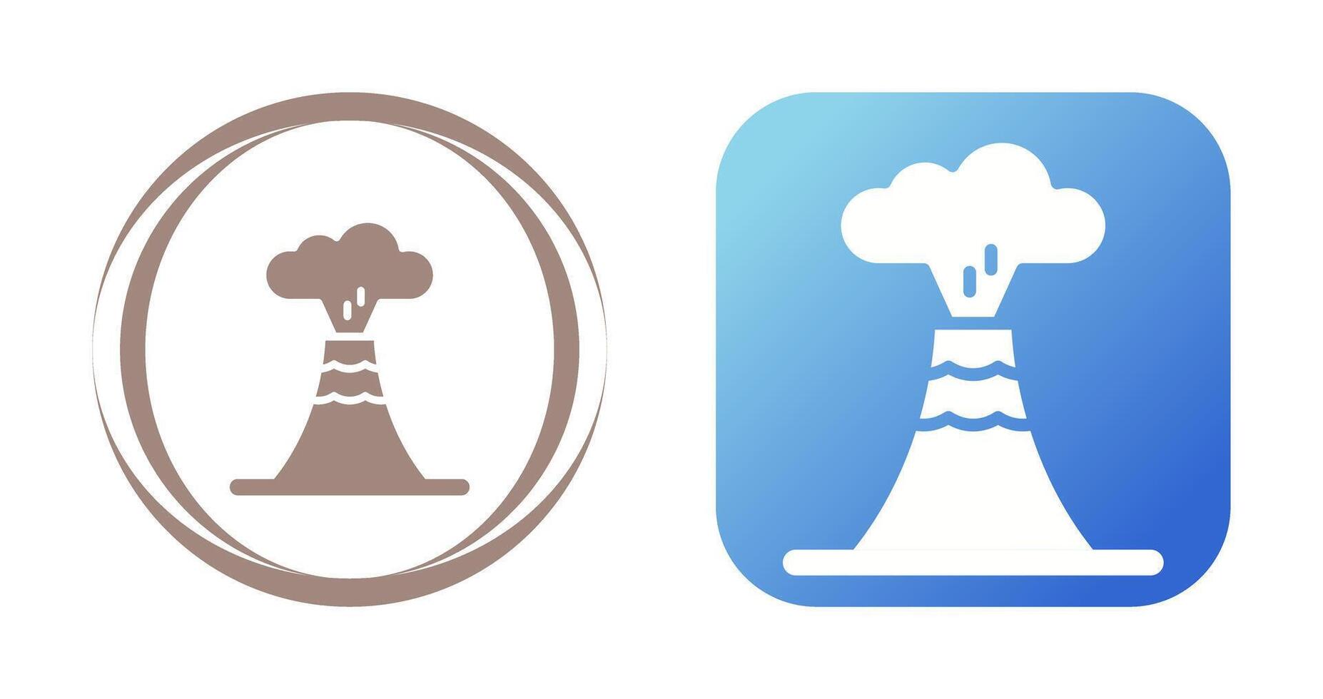 Volcano Vector Icon