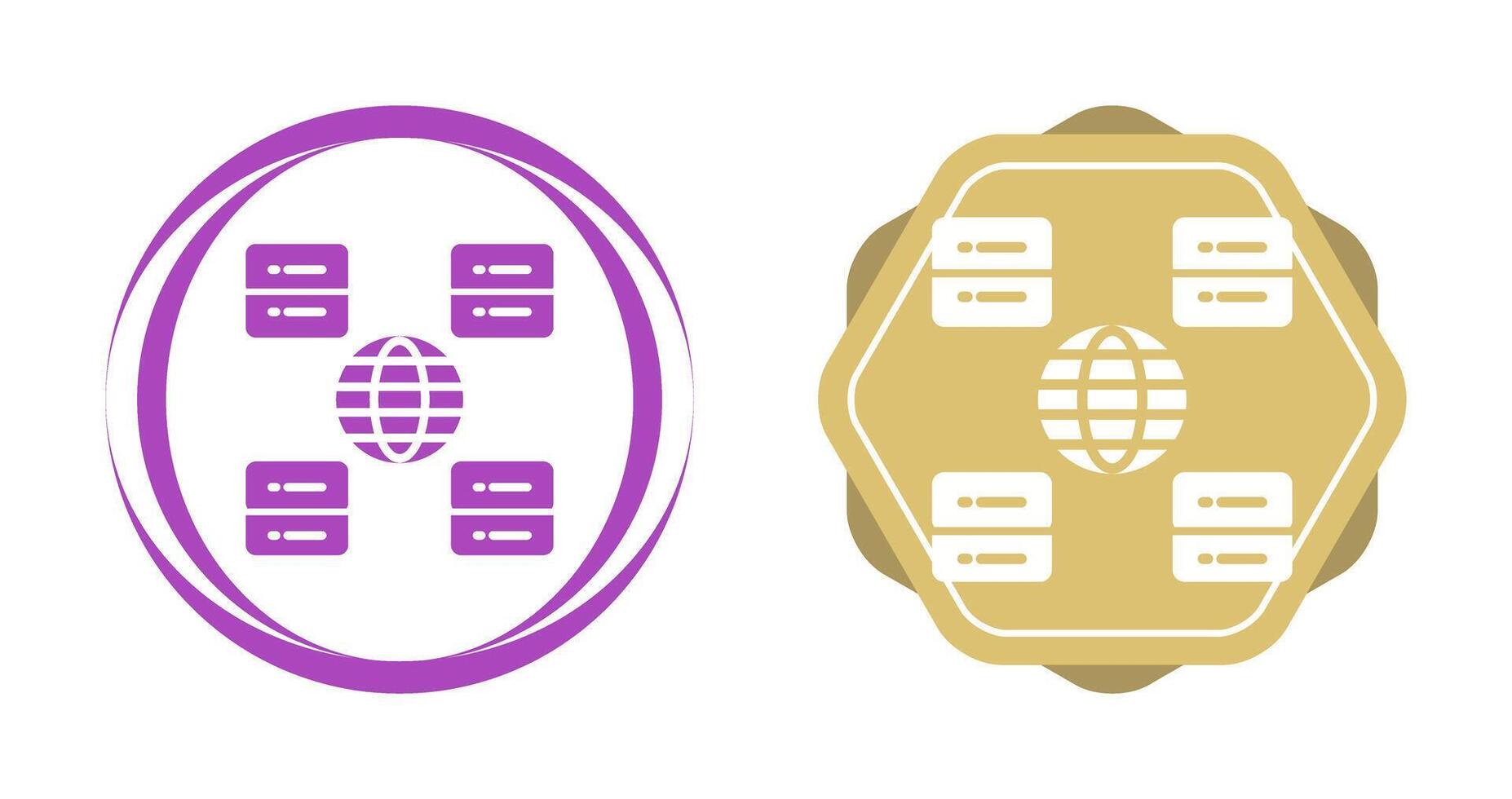 Content Delivery Network Vector Icon