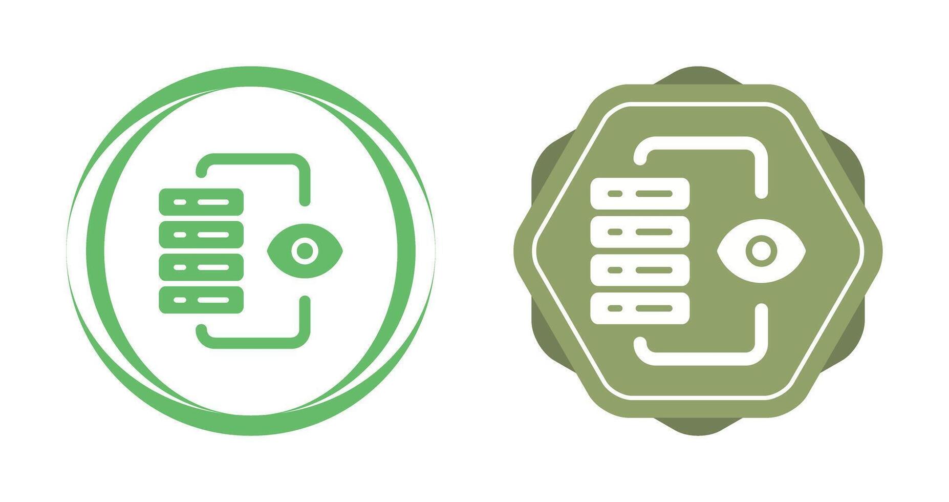 Server Monitoring Vector Icon