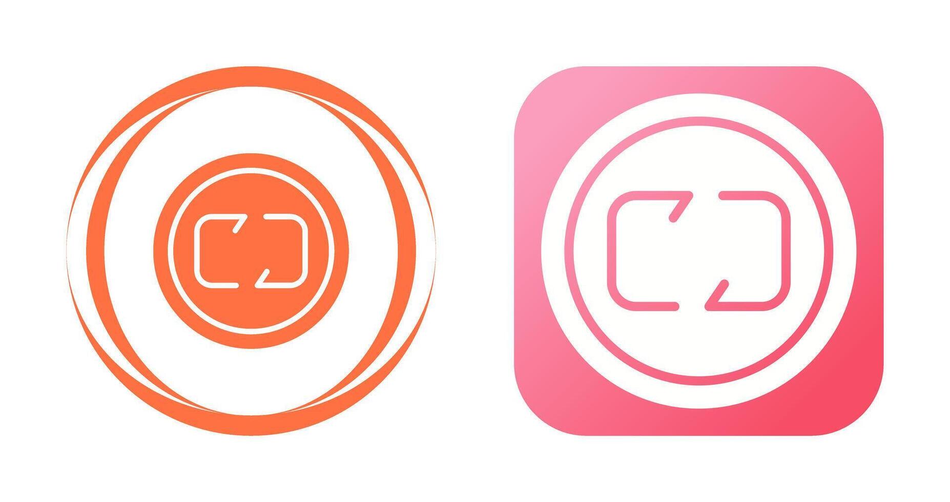 Repeat Icon Vector Icon