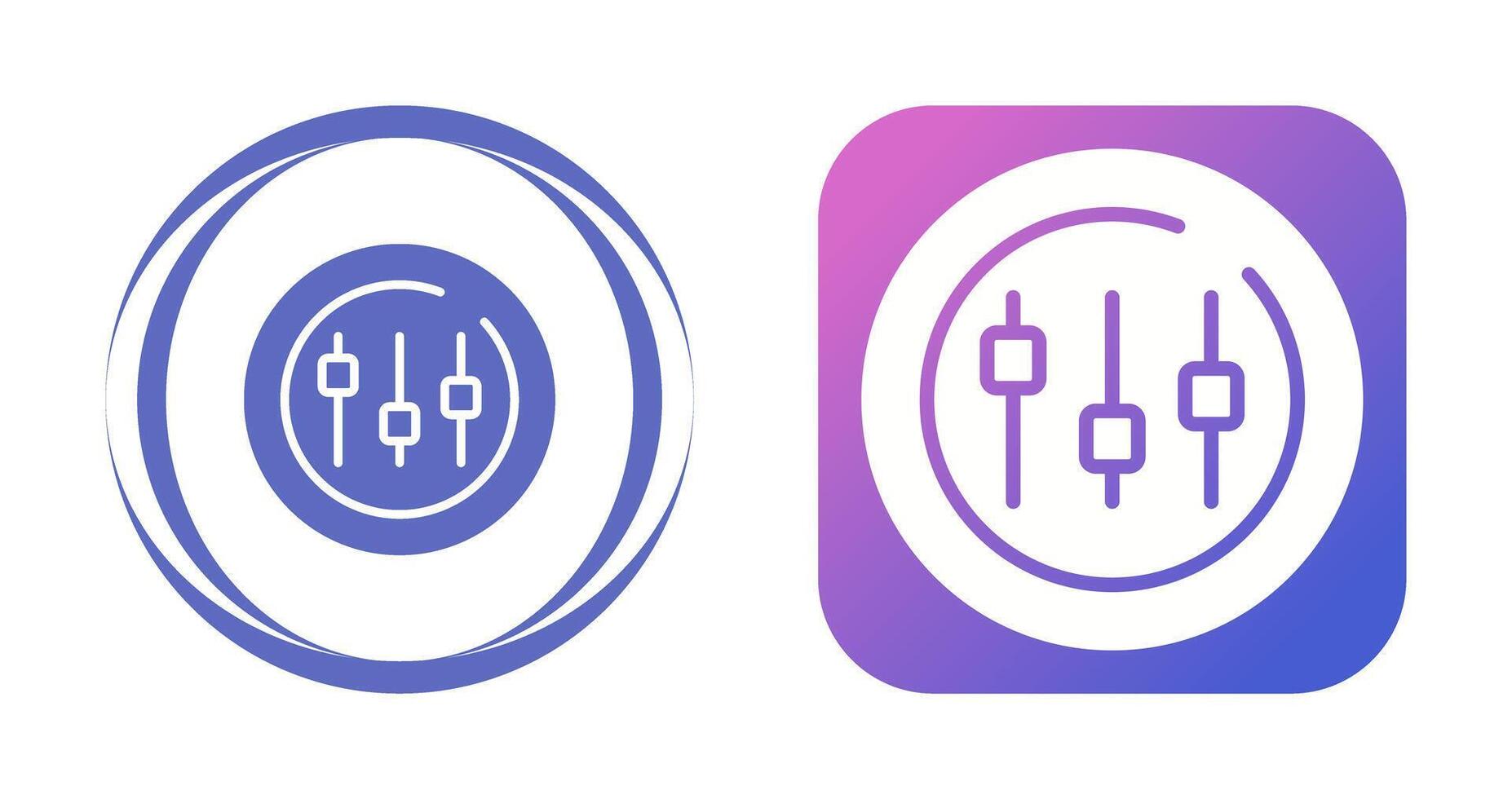 Music Equalizer Circle Vector Icon