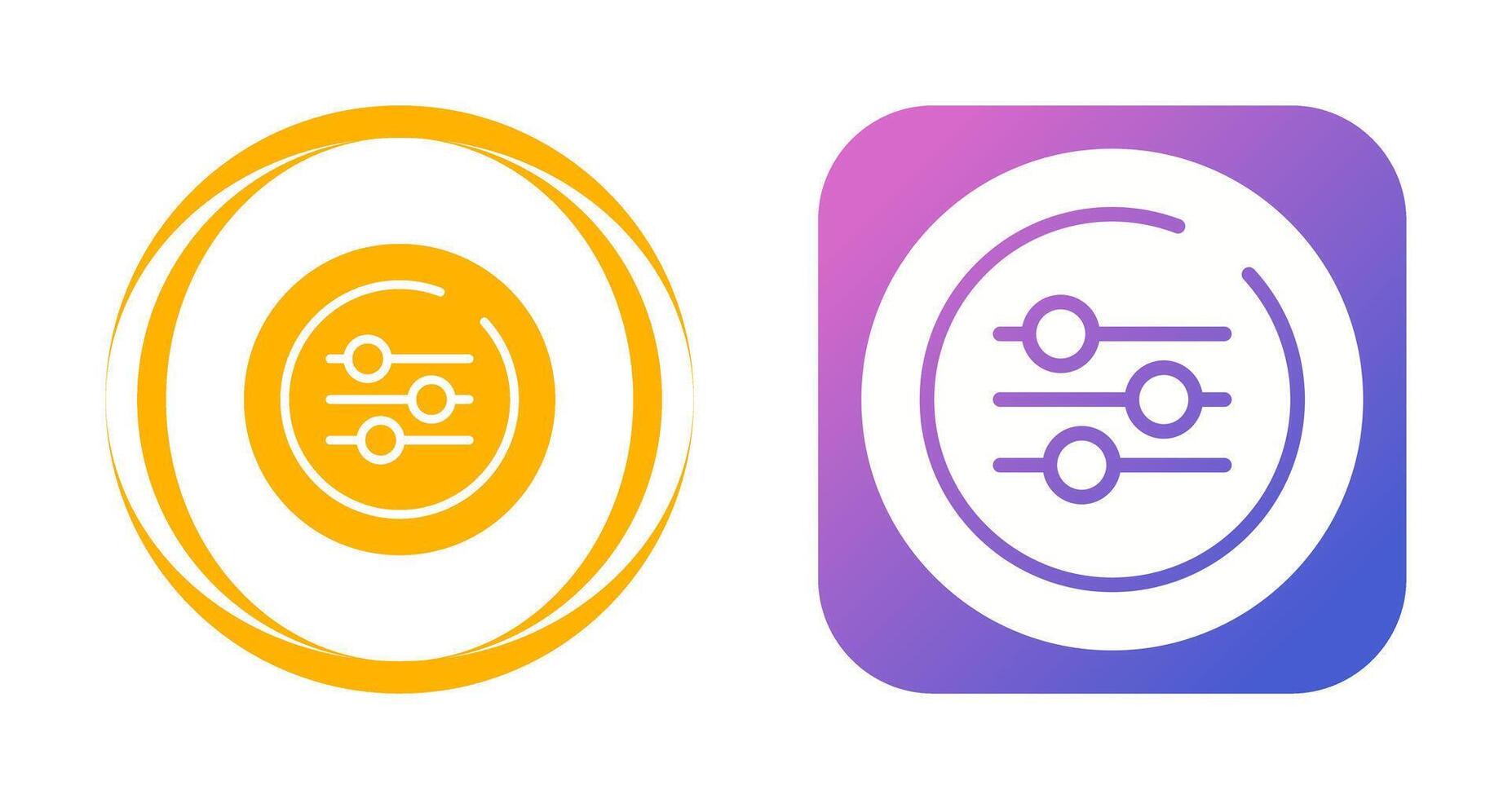 Equalizer Circle Vector Icon