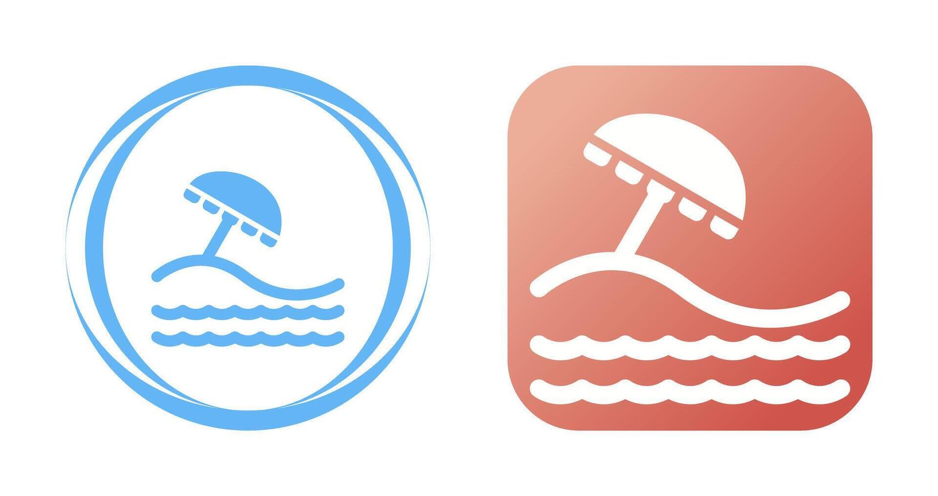 Beach Vector Icon