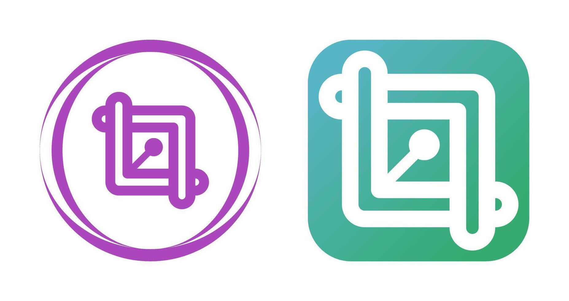 Crop Vector Icon