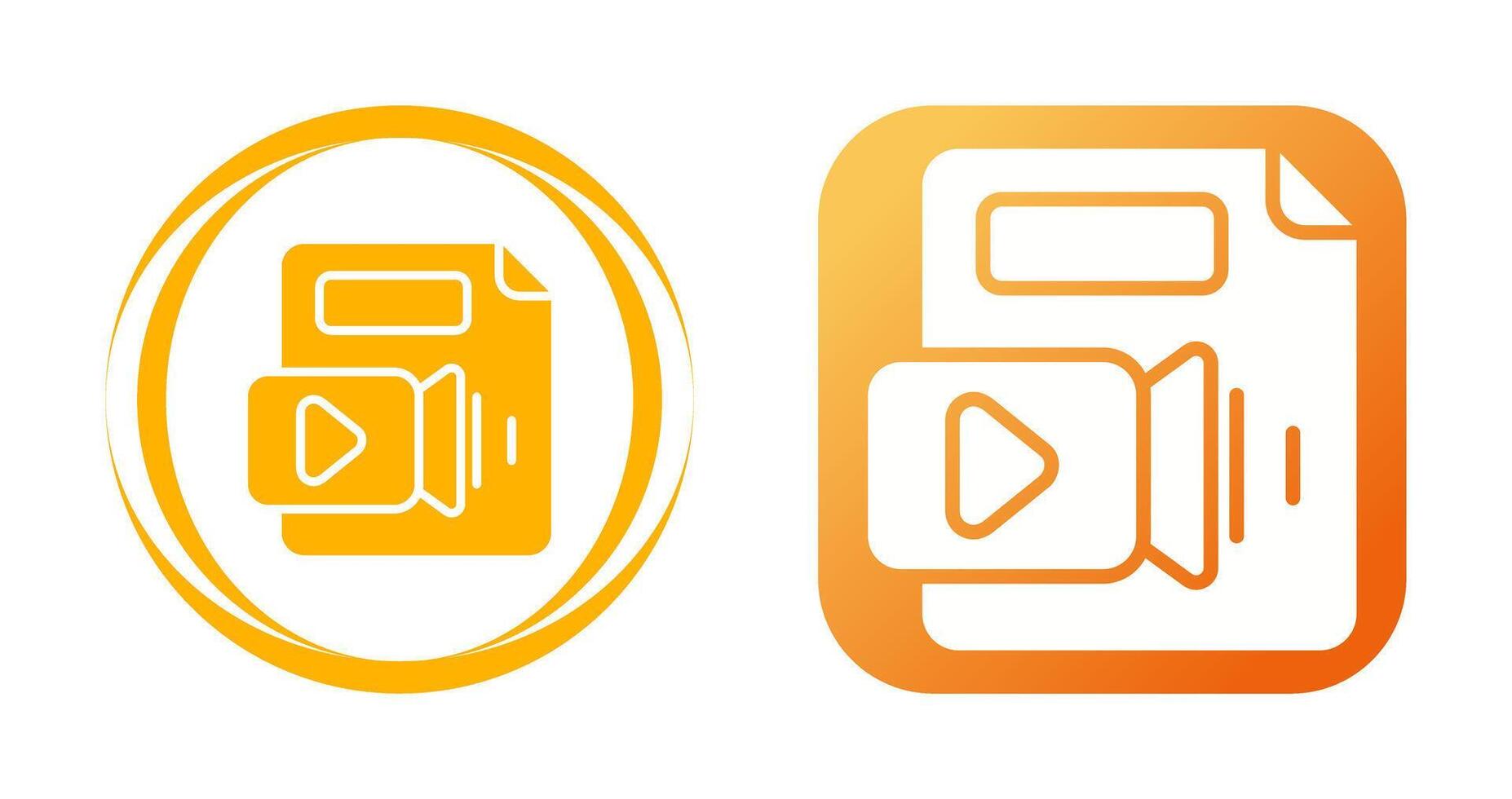 Video File Vector Icon