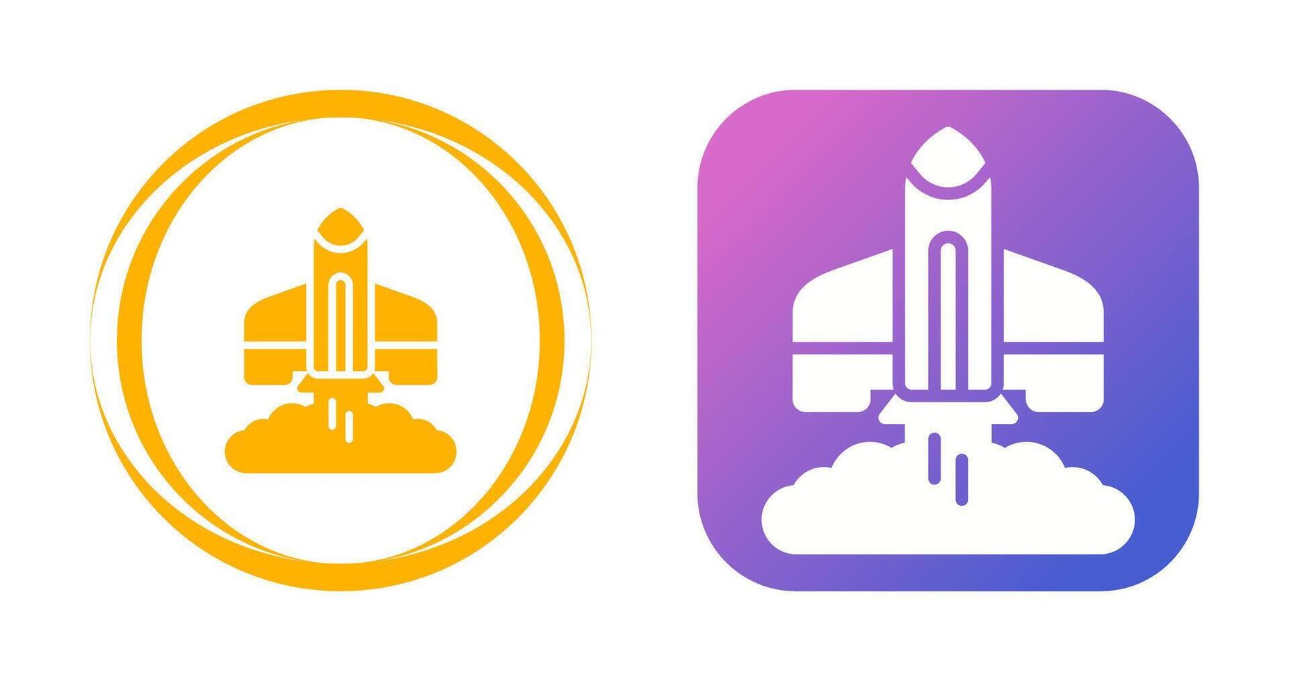 Rocket Launch Vector Icon