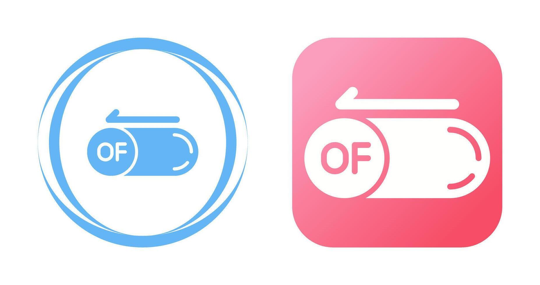 Of Button Vector Icon