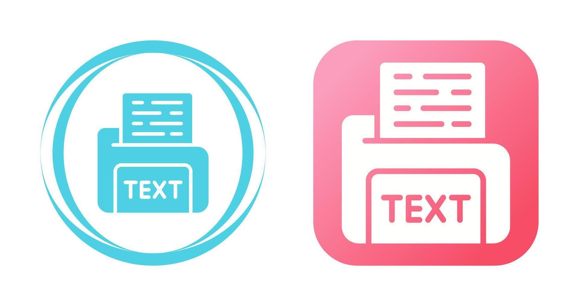 Text File Vector Icon