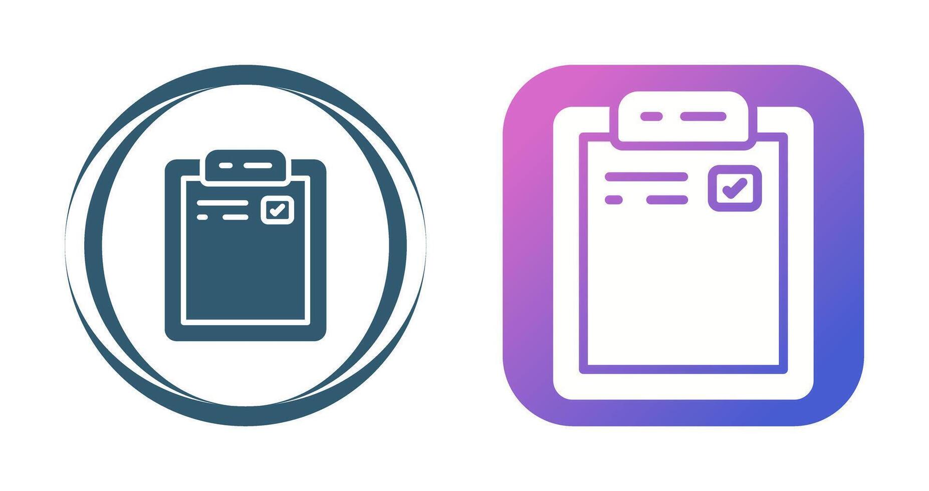 Clipboard Vector Icon