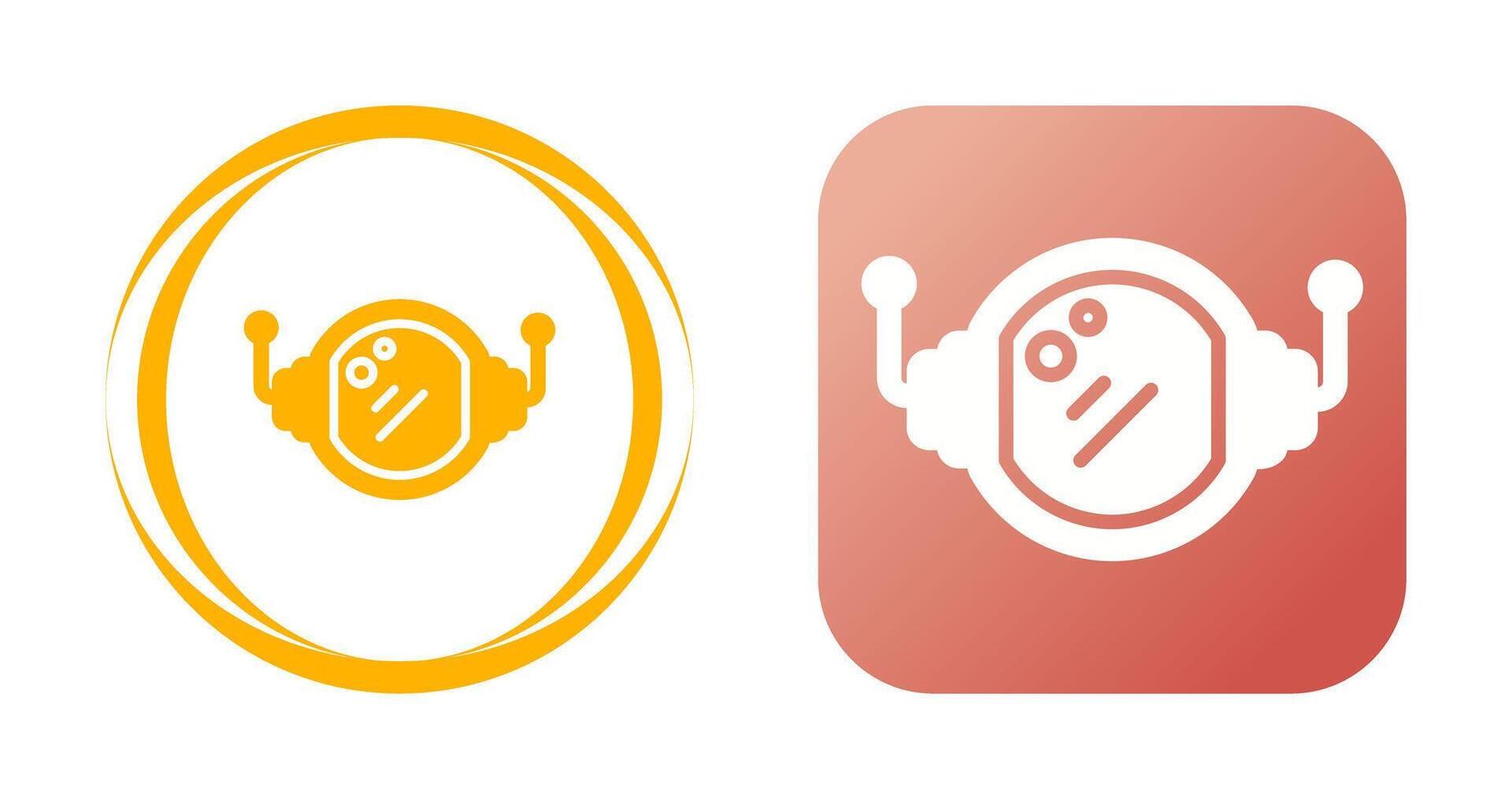 Astronaut Helmet Vector Icon