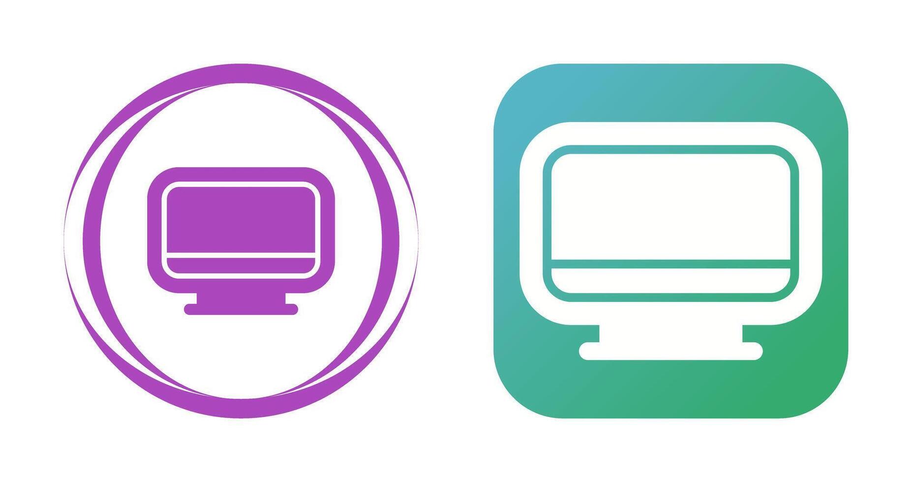 Computer Vector Icon