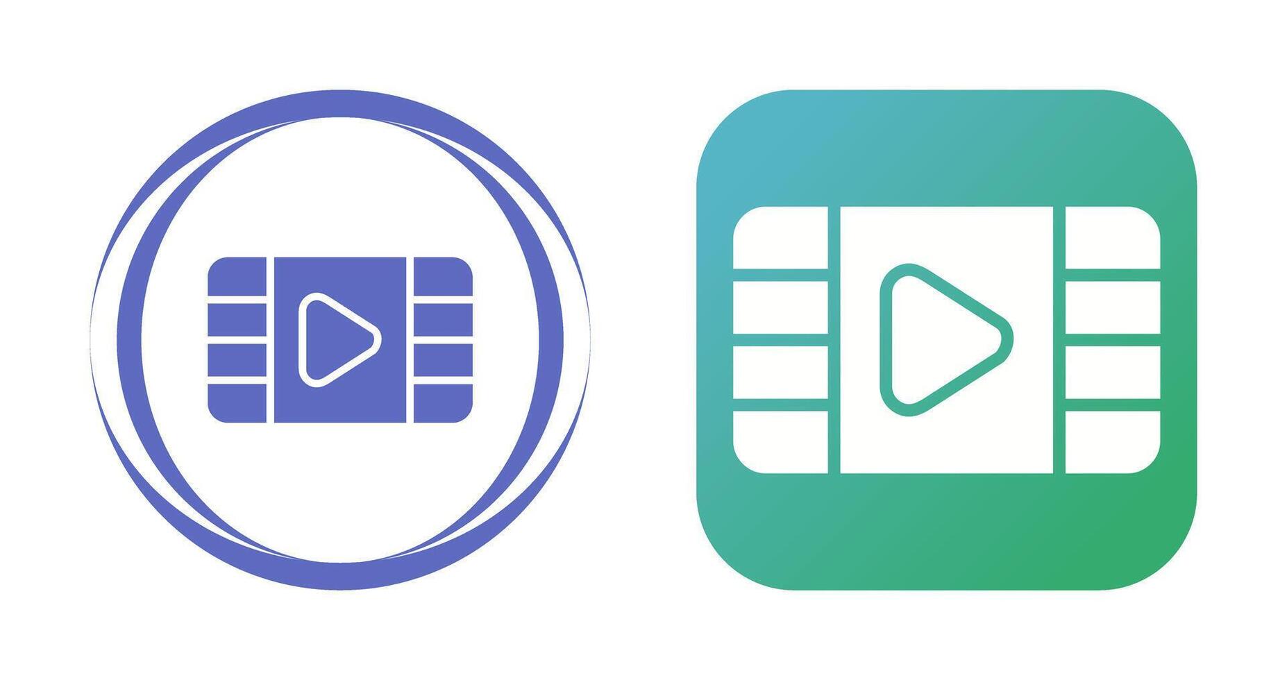 Multimedia Player Vector Icon